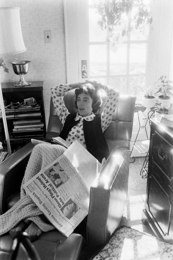 John Glenn's wife, Annie, photographed at home in Ohio in January 1964.