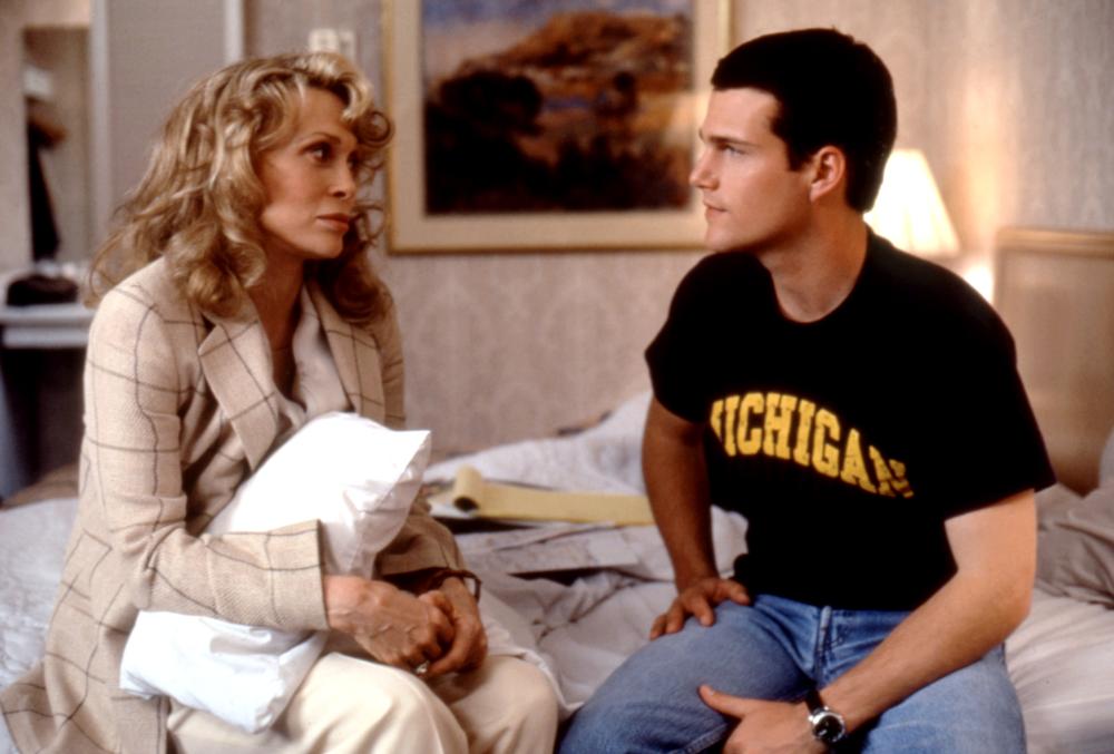 From Left: Faye Dunaway and Chris O'Donnell n 'The Chamber' in 1996.
