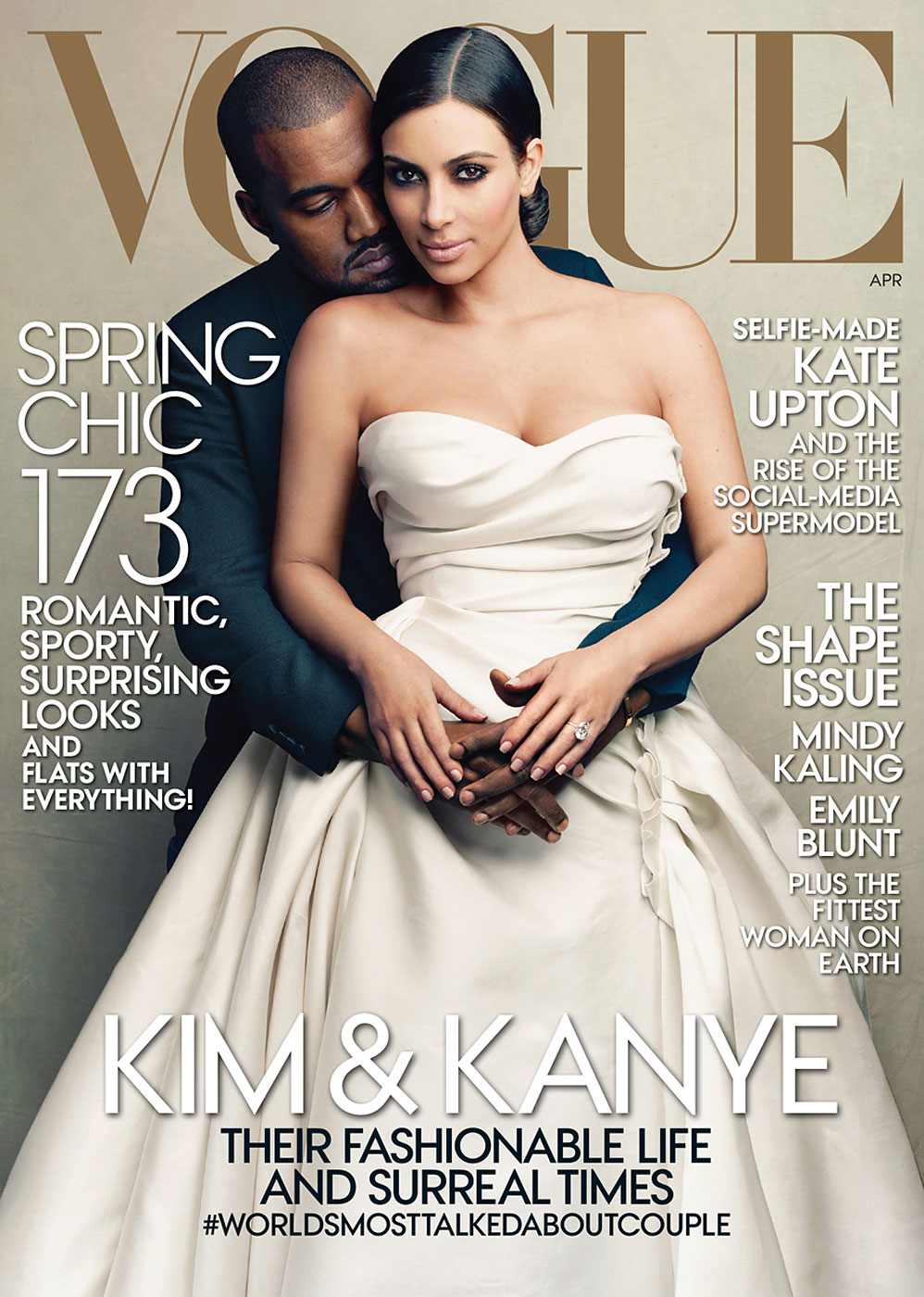 Vogue Kanye West &amp; Kim Kardashian