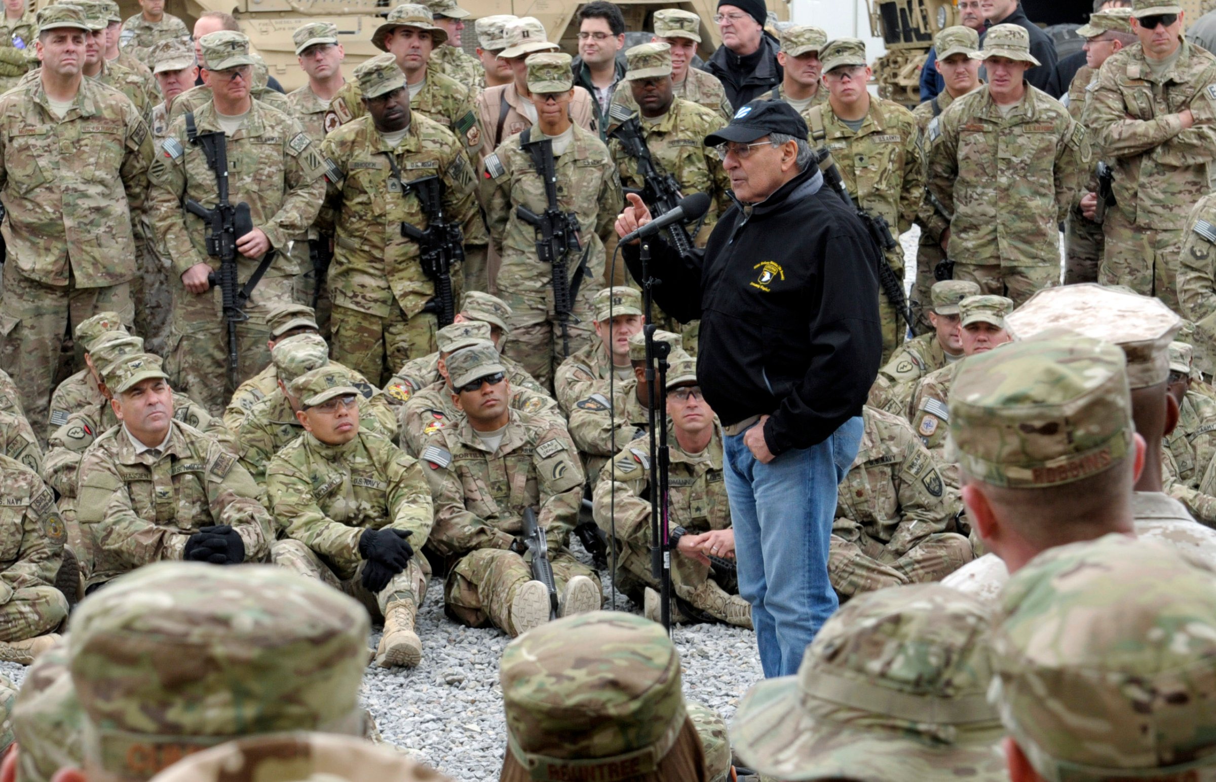 U.S. Defense Secretary Panetta Visits Afghanistan