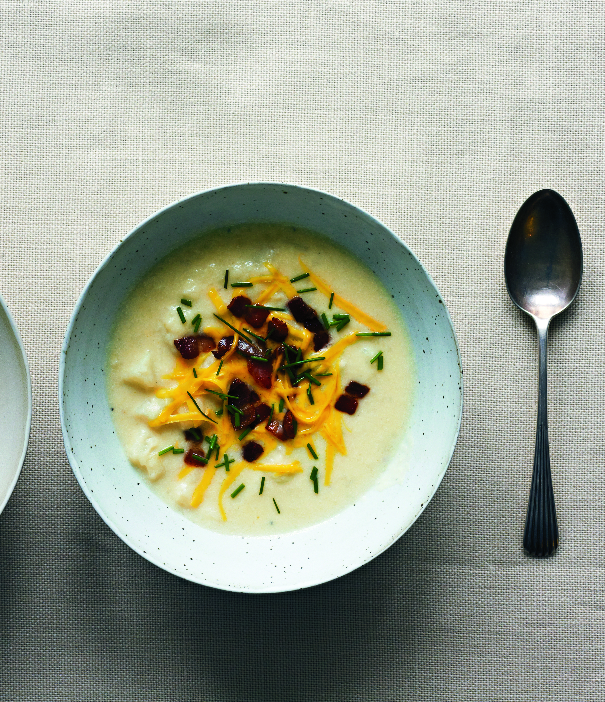 5. Loaded Bacon-Potato Soup With Cheddar and Chives