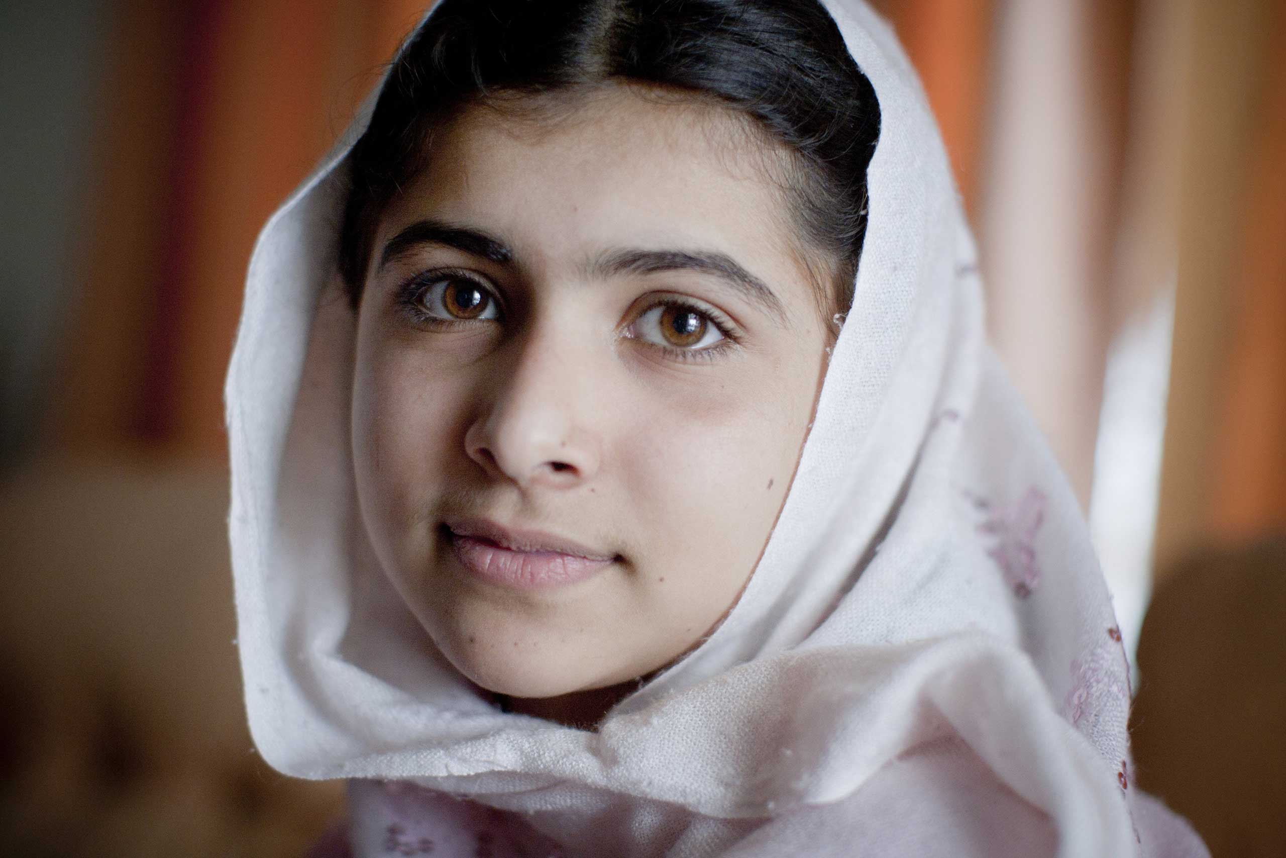 Malala Yousafzai lives in the Swat Valley with her family seen here on March 26, 2009 in Peshawar, Pakistan.
