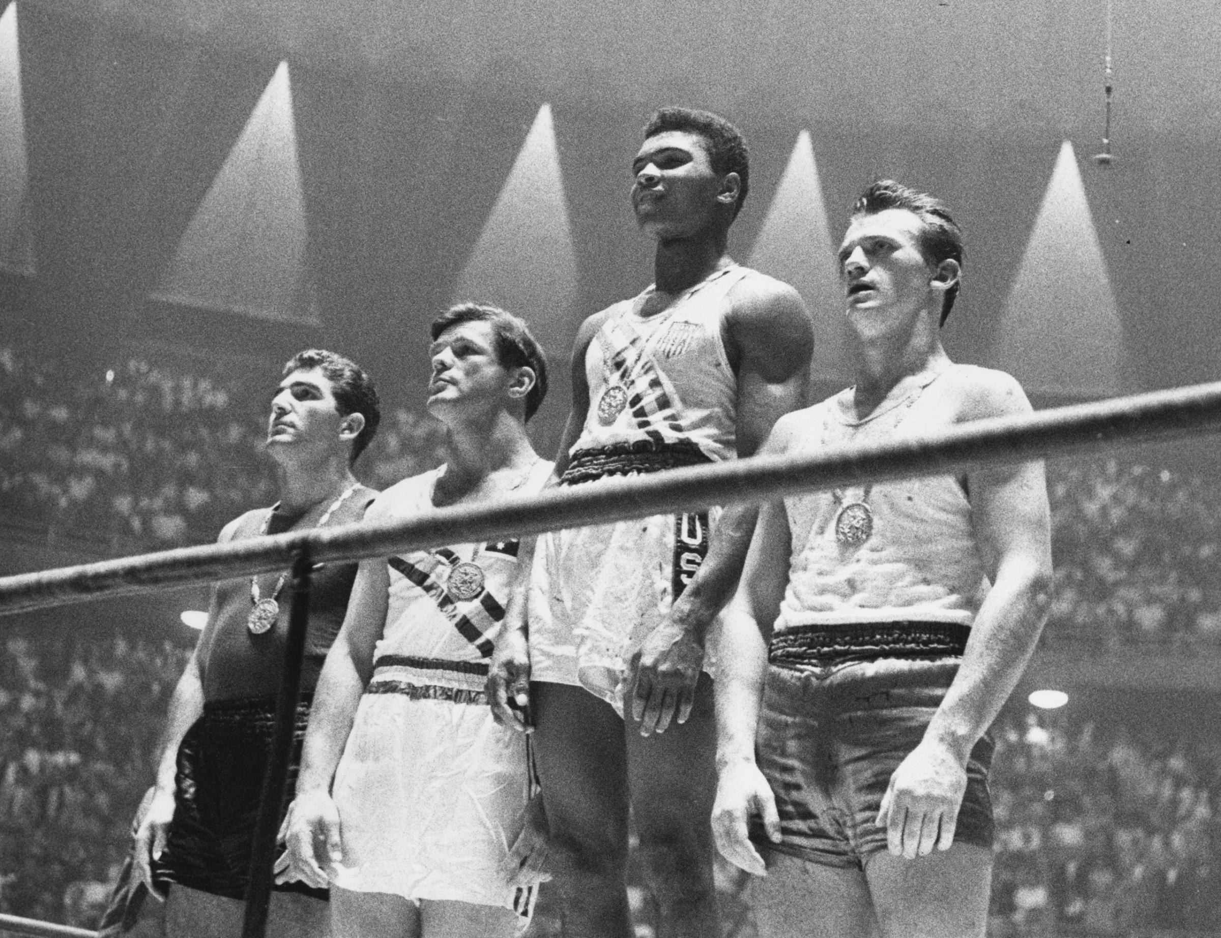 Cassius Clay Muhammad Ali Olympic medal winners 1960