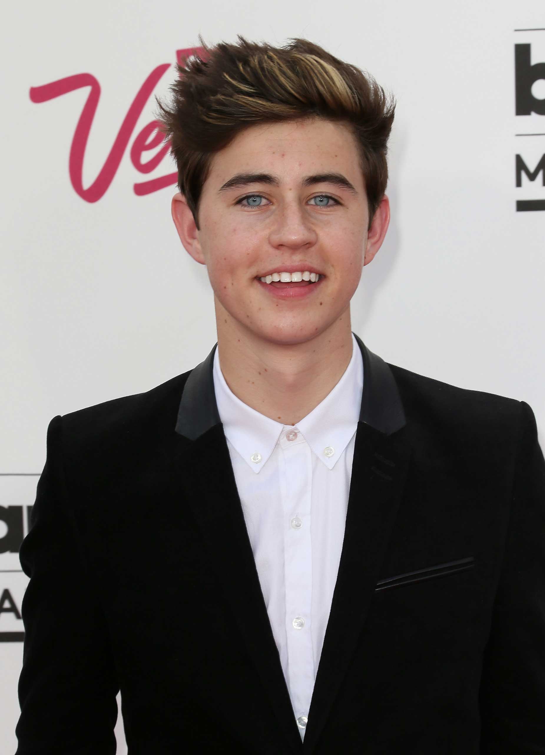 Vine star Nash Grier attends the 2014 Billboard Music Awards at the MGM Grand Garden Arena on May 18, 2014 in Las Vegas, Nevada. (Photo by David Livingston/Getty Images)