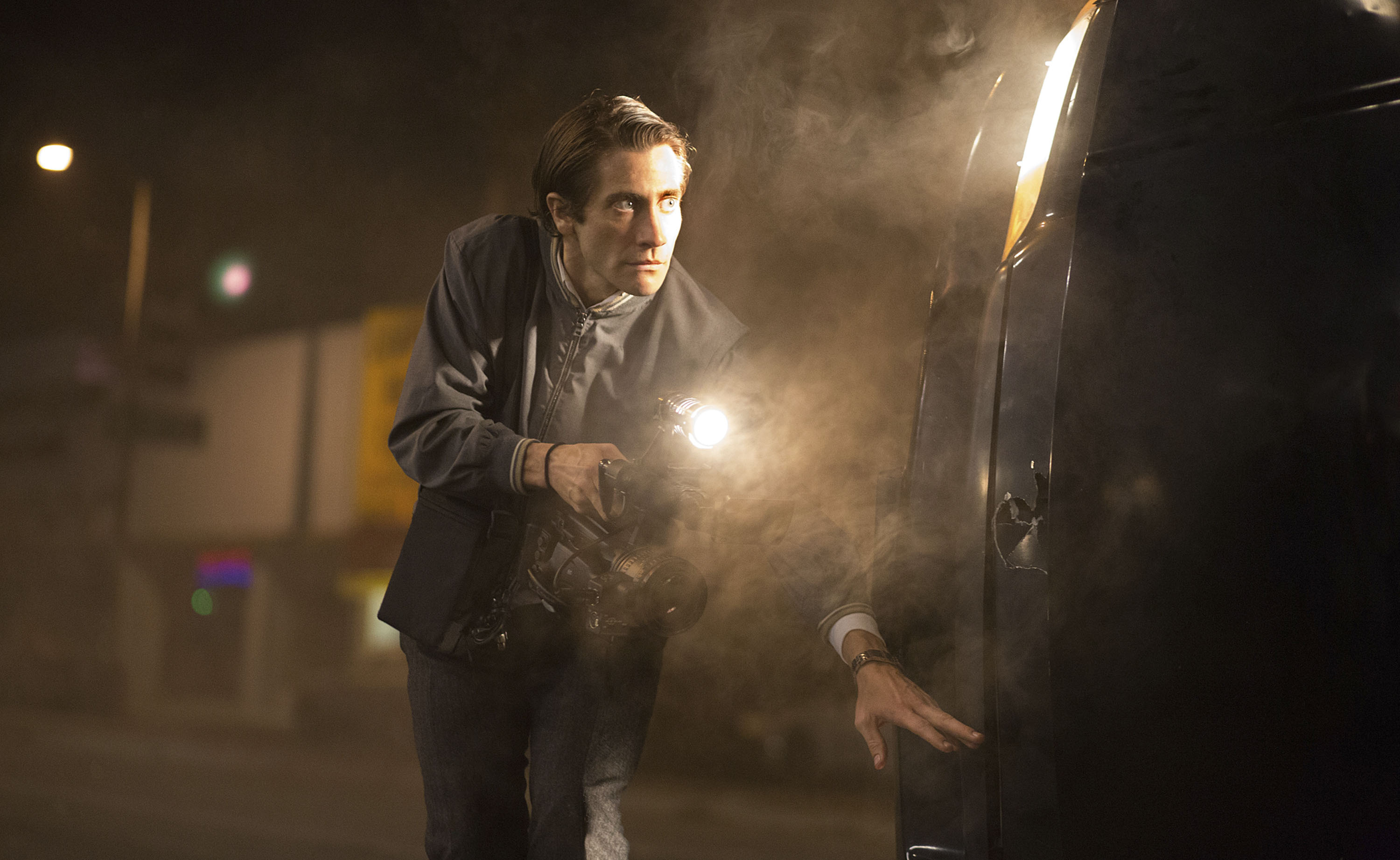 Jake Gyllenhaal stars as Louis Bloom in Nightcrawler. (Chuck Zlotnick–Open Road)
