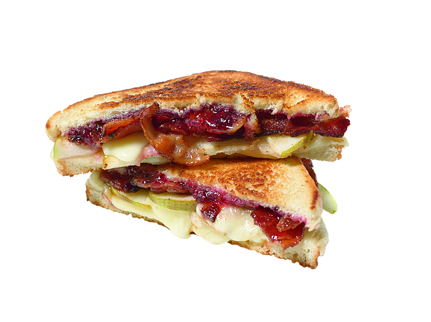 9. Pear and Bacon Grilled Cheese