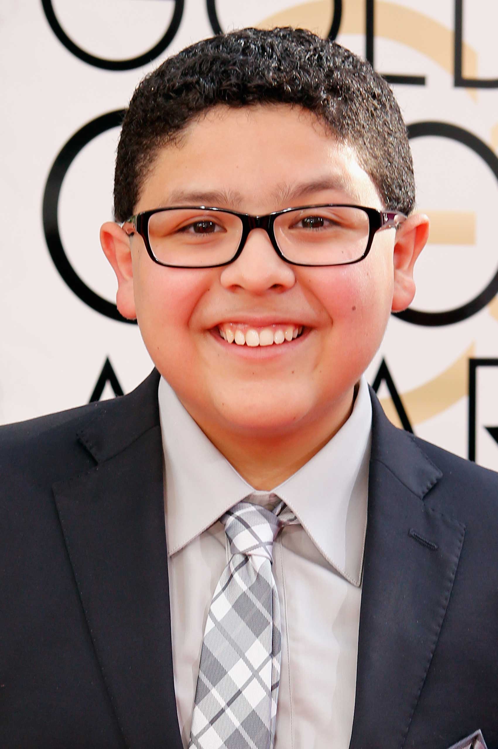Actor Rico Rodriguez arrives to the 71st Annual Golden Globe Awards held at the Beverly Hilton Hotel on January 12, 2014 -- (Photo by Trae Patton/NBC/NBC via Getty Images)
