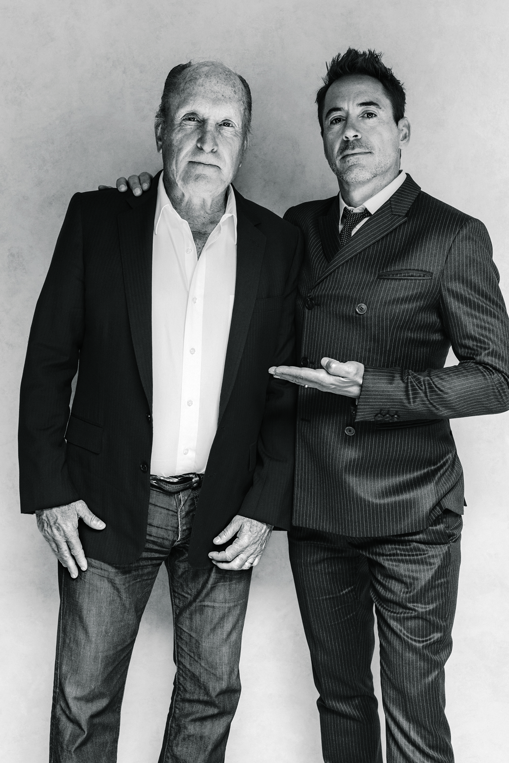 TORONTO, CANADA - SEPTEMBER 04:  Actors Robert Downey Jr. and Robert Duvall are photographed for a  Portrait Session at the 2014 Toronto Film Festival on September 4, 2014 in Toronto, Ontario. (Photo by Jeff Vespa/Contour by Getty Images) (Jeff Vespa—Contour by Getty Images)