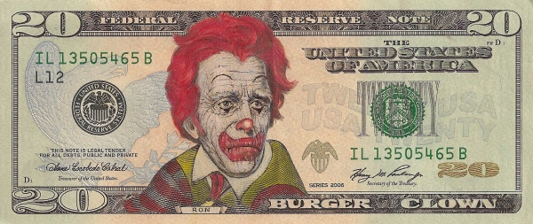 'Burger Clown' by James Charles
