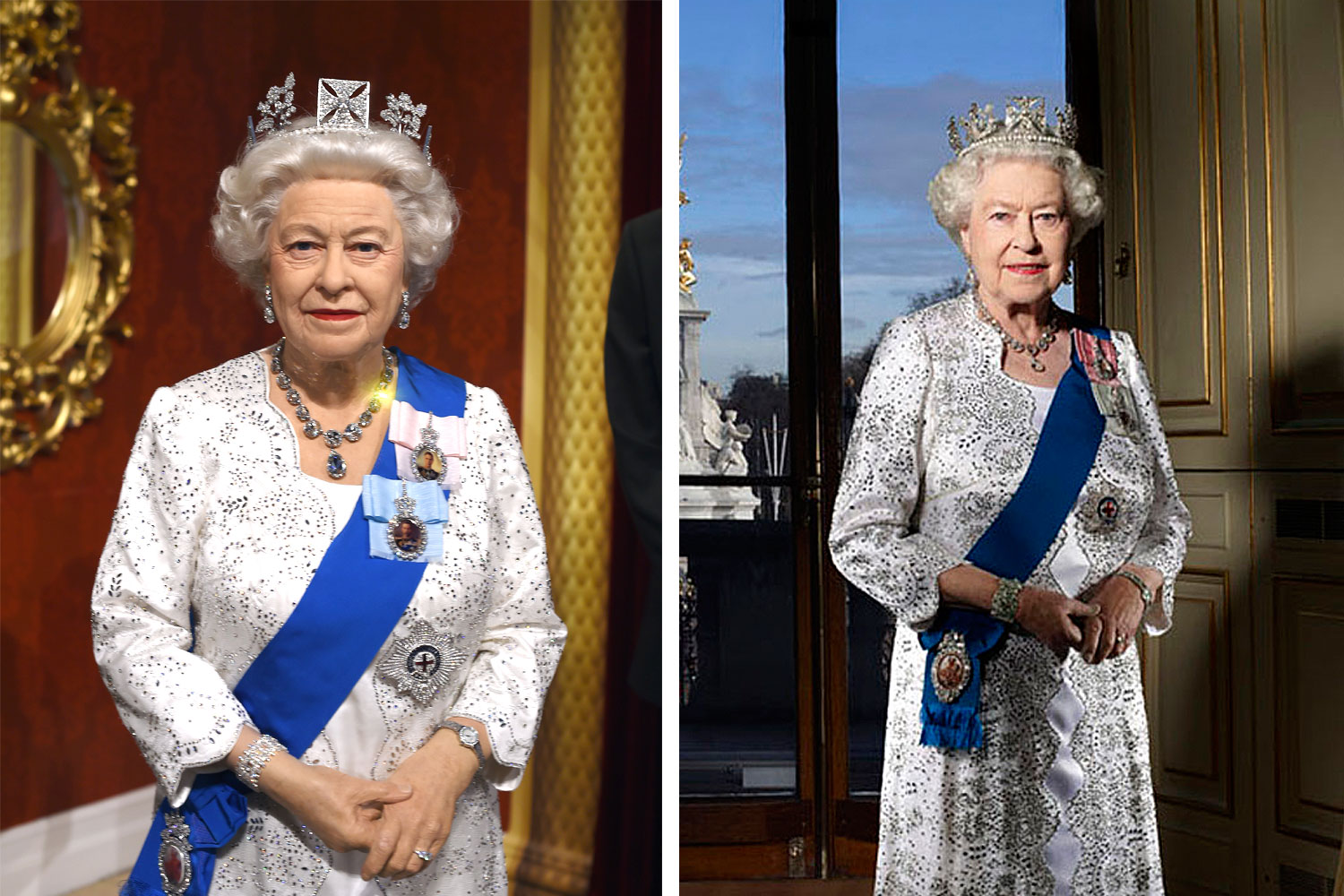 Queen Elizabeth II wax figure