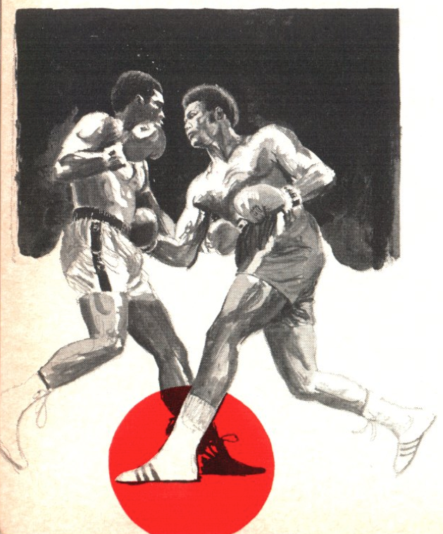 An illustration from TIME's Sept. 23, 1974, fight preview (Illustration for TIME by Robert Handeville)
