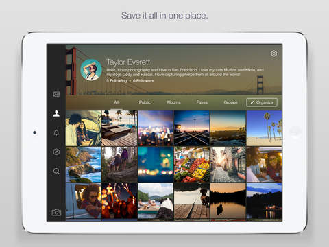 Flickr on the Apple iPad (Flickr/App Store)