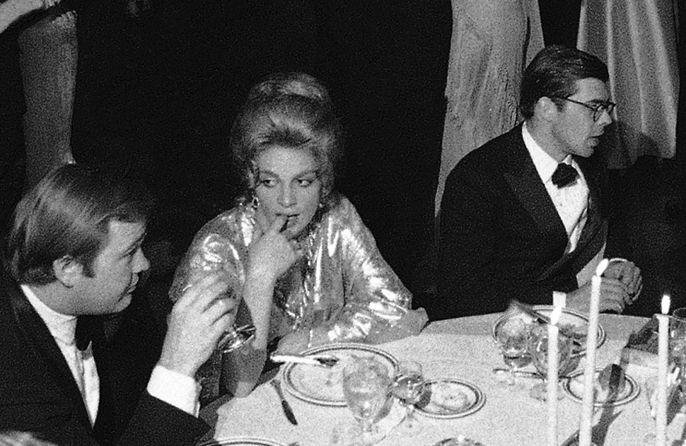 The society ball at the Plaza Hotel in New York City on Jan. 19, 1970. A woman wears "Oscar's Hairdo." (Ron Frehm—AP)