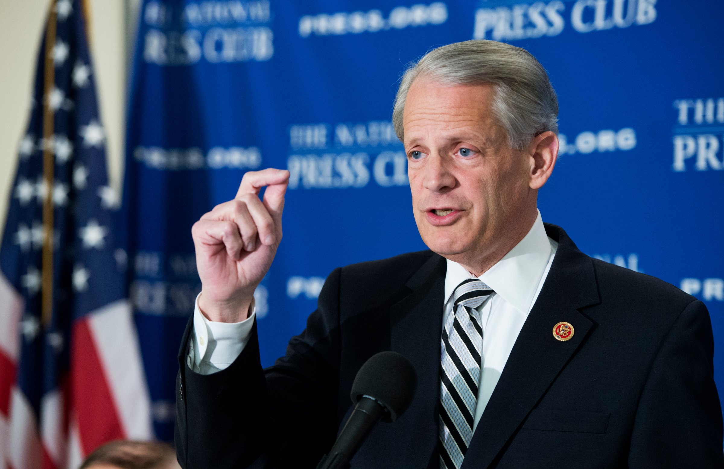 Rep. Steve Israel, D-N.Y., chairman of the DCCC, speaks at the National Press Club's Newsmaker series on how Rep. Paul Ryan's, R-Wis., budget will effect the midterm elections on April 2, 2014.