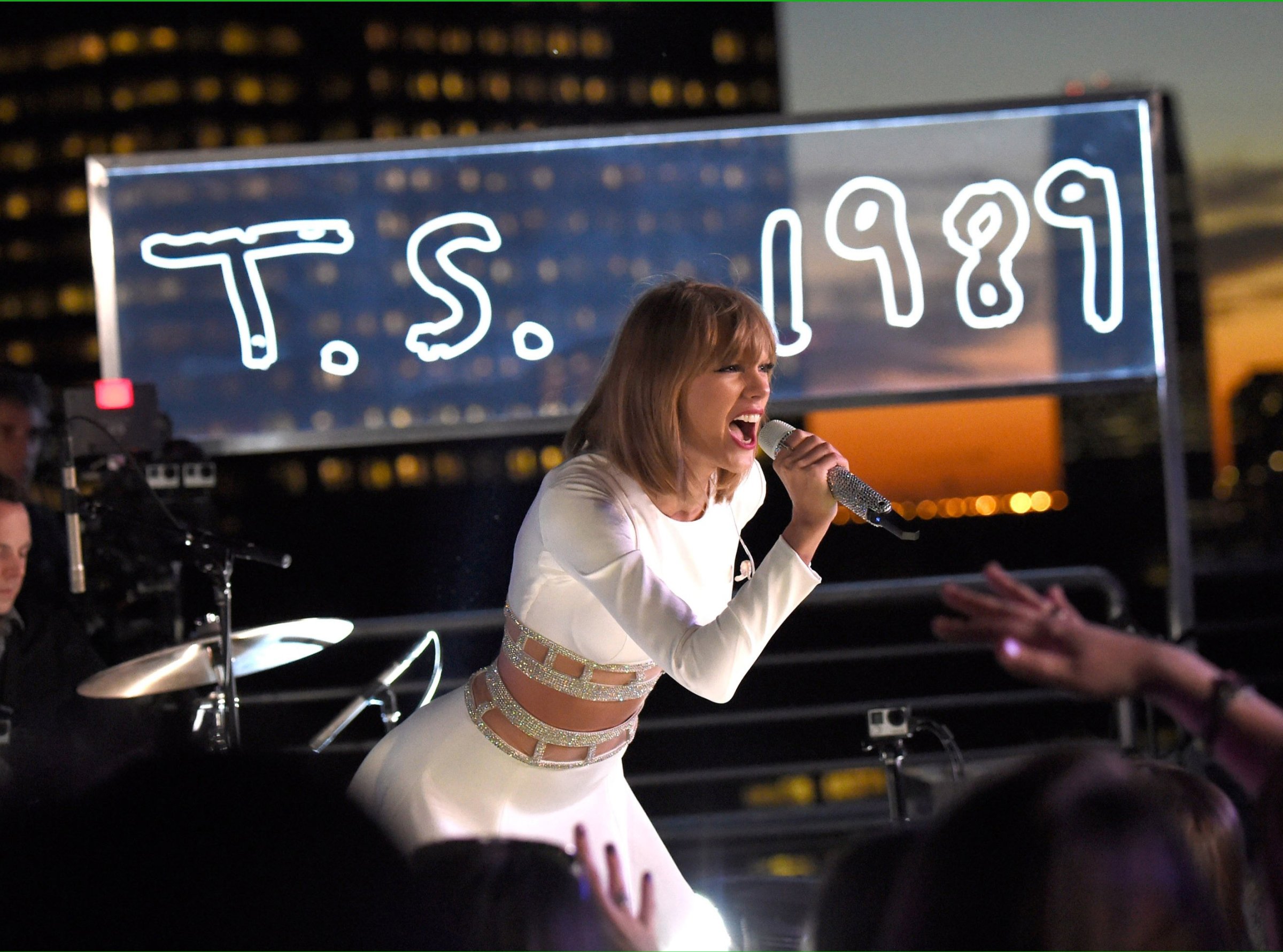 Taylor Swift performs during her 1989 Secret Session with iHeartRadio on Oct. 27, 2014 in New York City.