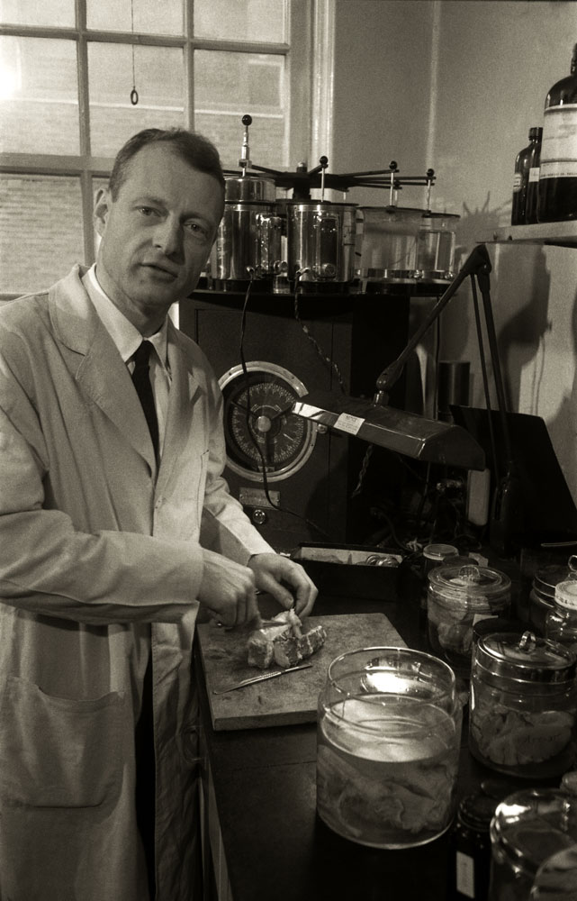 Dr. Thomas Harvey (1912 - 2007) was the pathologist who conducted the autopsy on Einstein at Princeton Hospital in 1955.