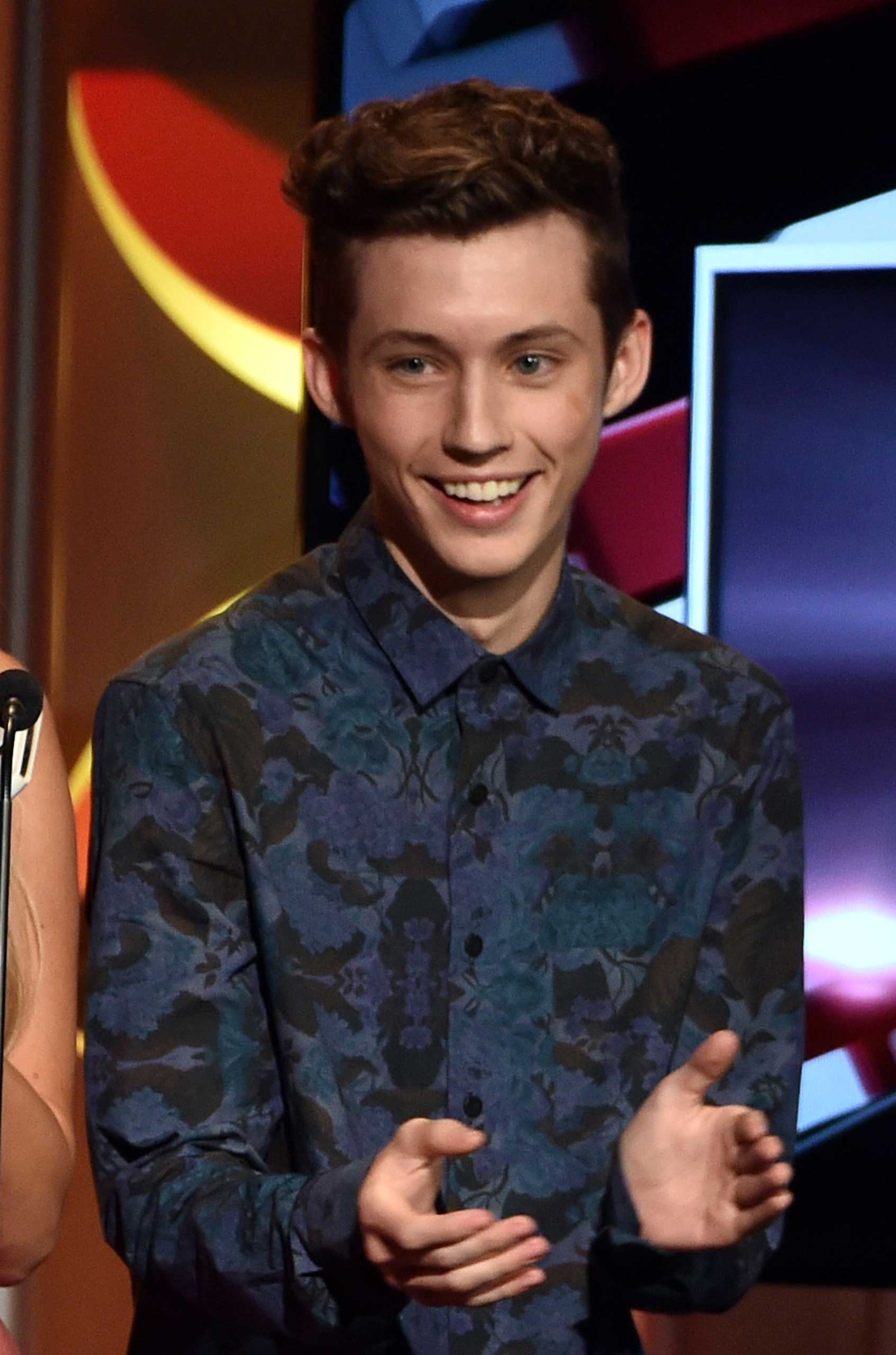 Actor Troye Sivan attends the 4th Annual Streamy Awards presented by Coca-Cola on September 7, 2014 in Beverly Hills, California. (Photo by Kevin Winter/SAs 2014/Getty Images for DCP)