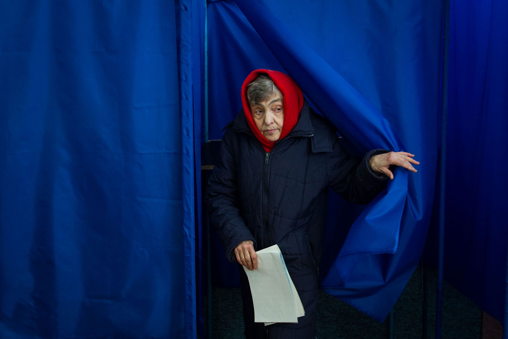 Ukrainian Voters Head To The Polls For The General Election