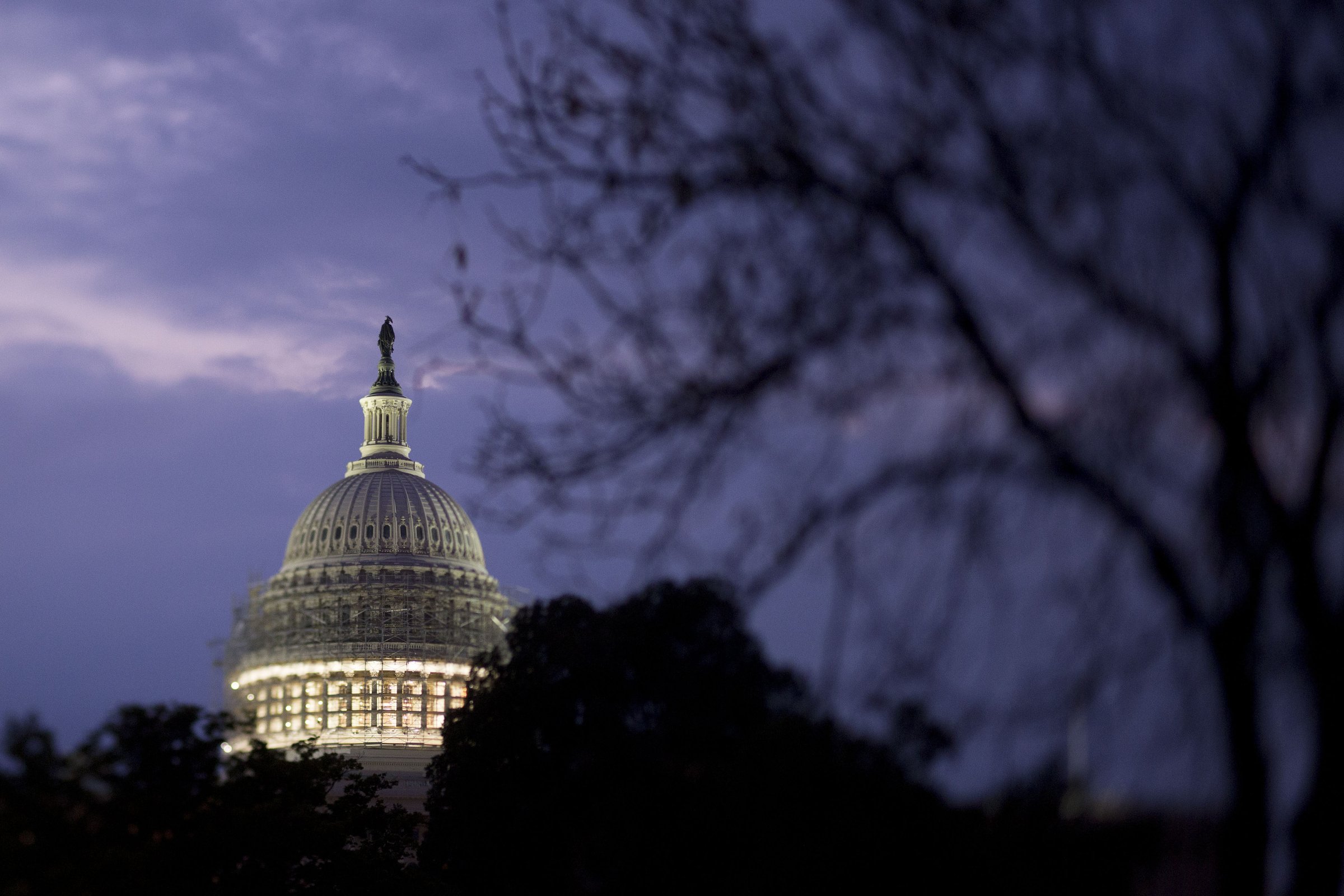 Views Of The U.S. Capitol As Congress Plans To Return Nov. 12