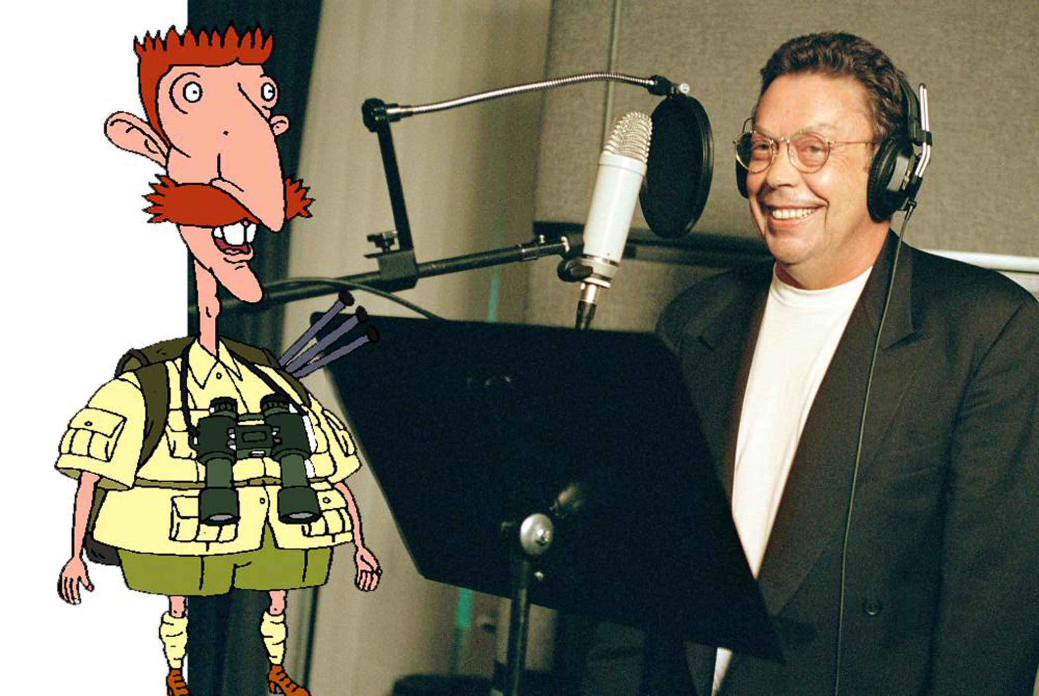 Tim Curry lent his comedic talents to voice the eccentric Nigel Thornberry for five seasons of Nickelodeon’s The Wild Thornberrys.