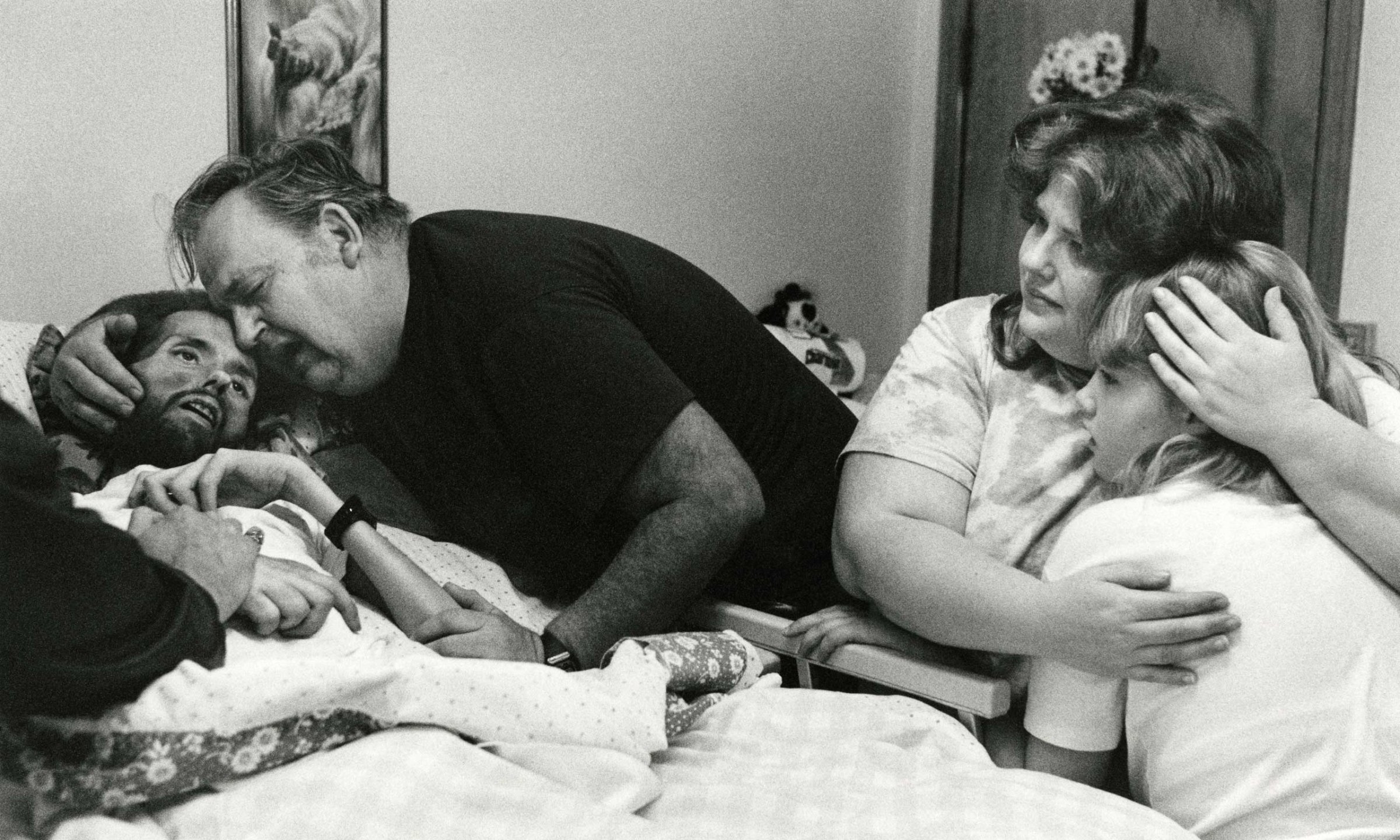 David Kirby on his deathbed, Ohio, 1990.