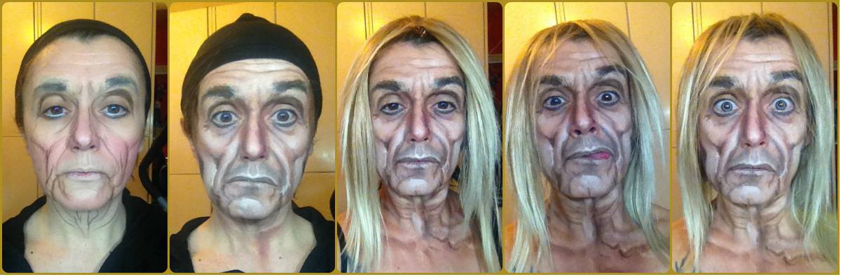 Lucia Pittalis as the musician Iggy Pop
