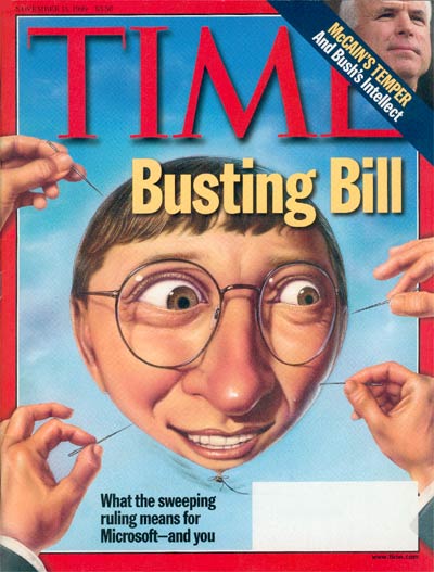 The Nov. 15, 1999, cover of TIME (Cover Credit: MARK FREDRICKSON)
