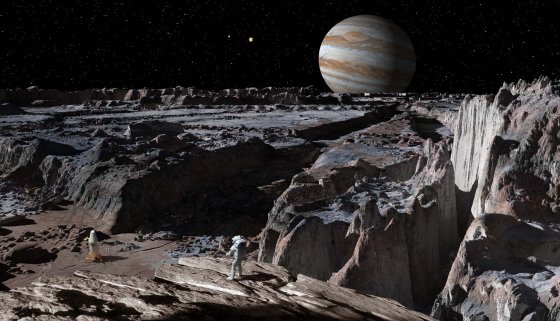 Exploring Europa, one of Jupiter's moons