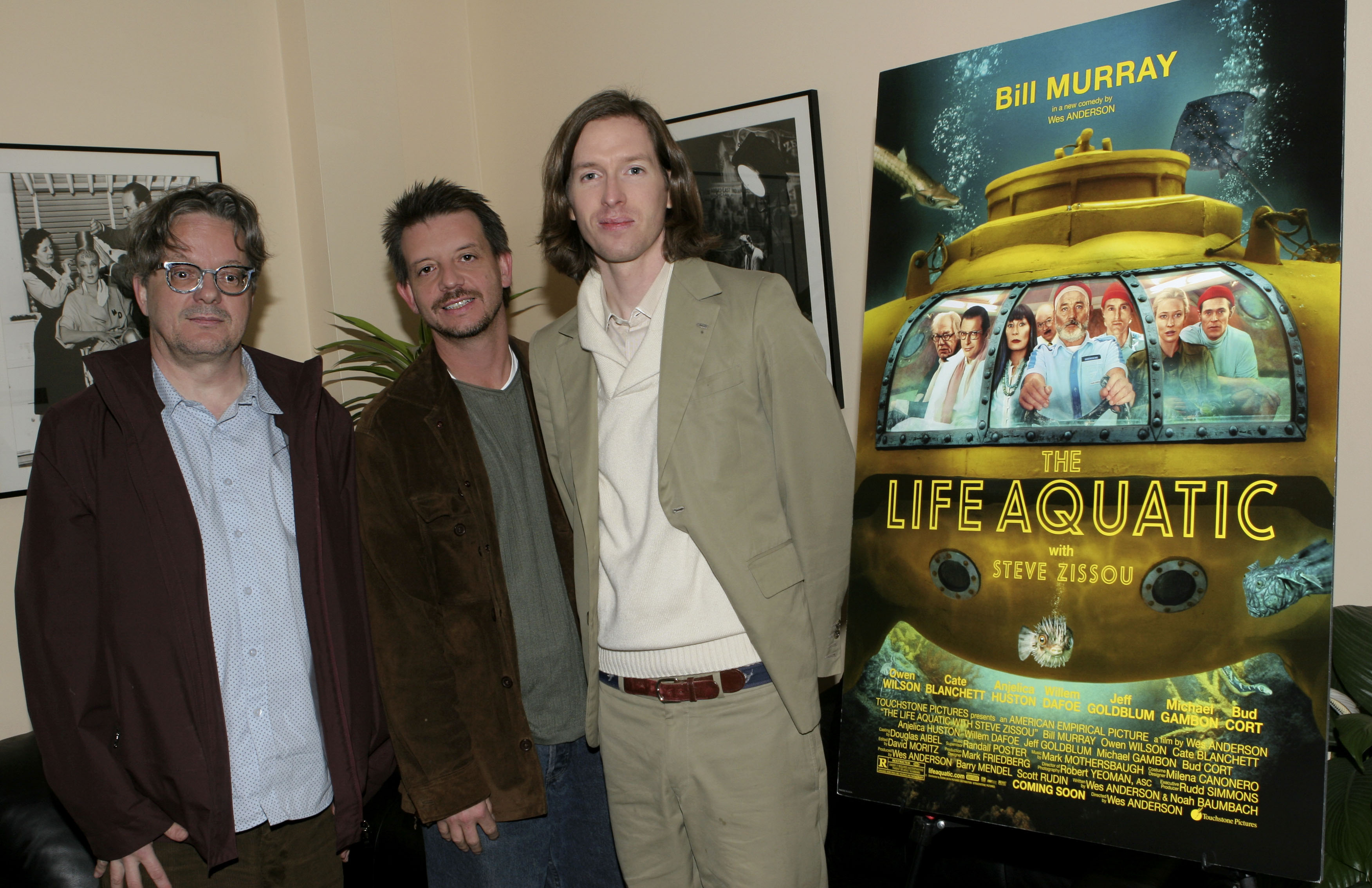 Mark Mothersbaugh, Jonathan McHugh and Wes Anderson (Randall Michelson Archive—WireImage)