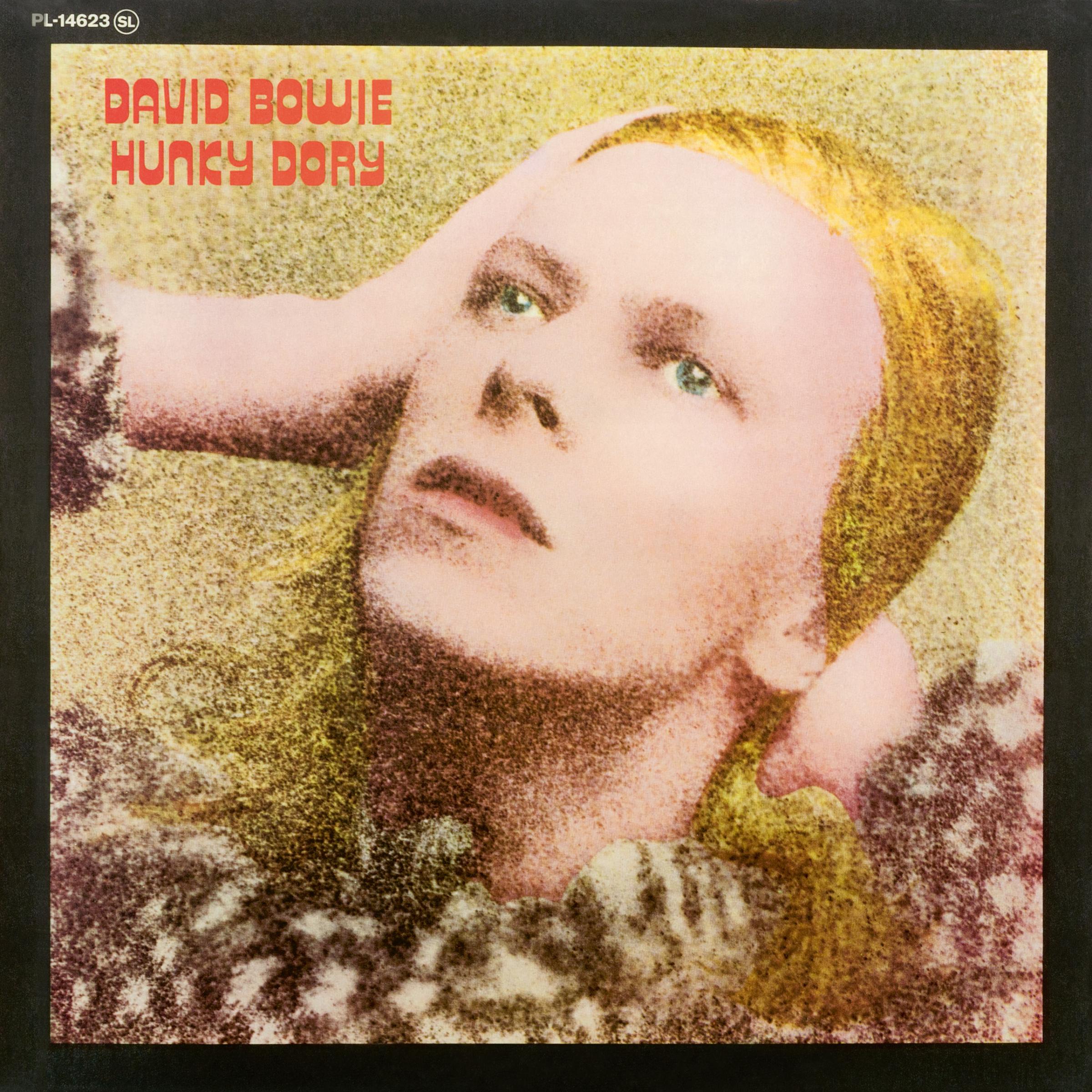 David Bowie; Hunky Dory; 1971; RCA; art director -- George Underwood; art -- Terry Pastor; photo -- Brian Ward