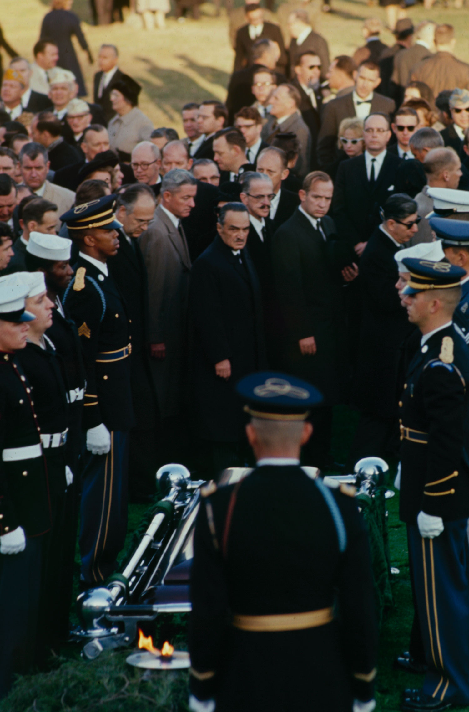 John F. Kennedy's funeral, Arlington Cemetery, November 25, 1963.