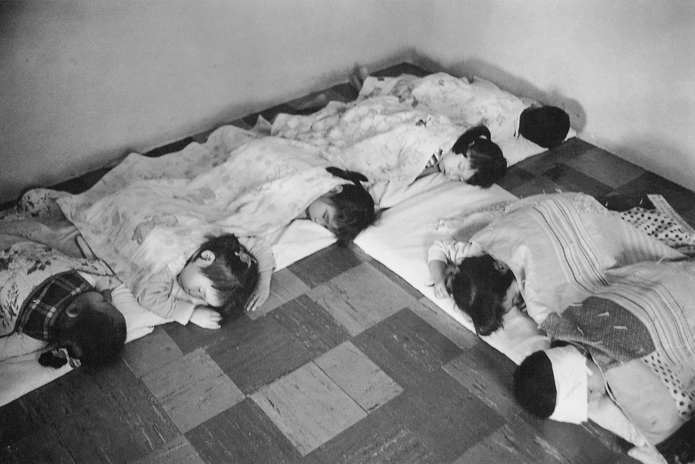 Biracial orphans of the Korean War, 1960s.