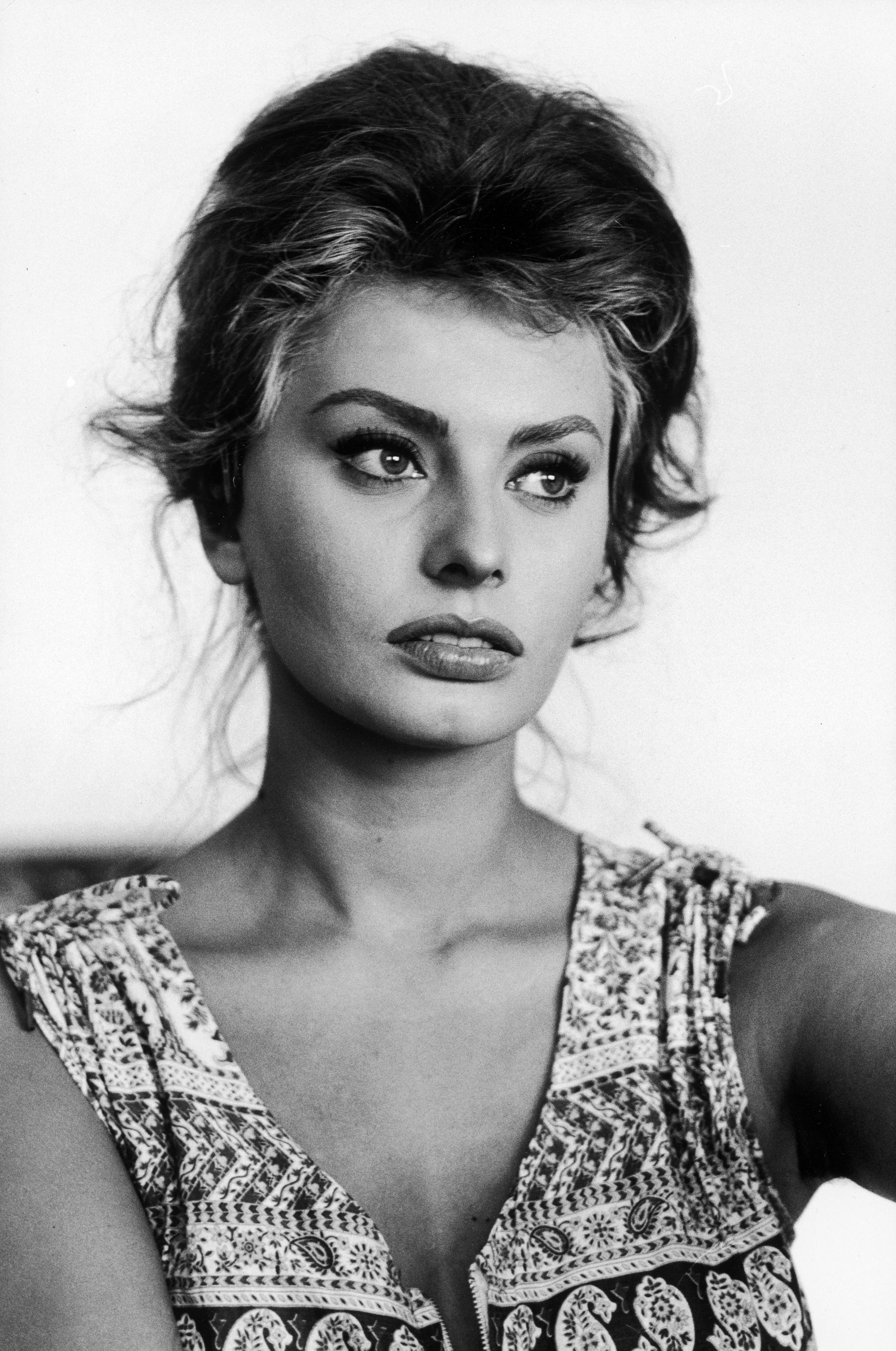Sophia Loren in Italy, 1961.