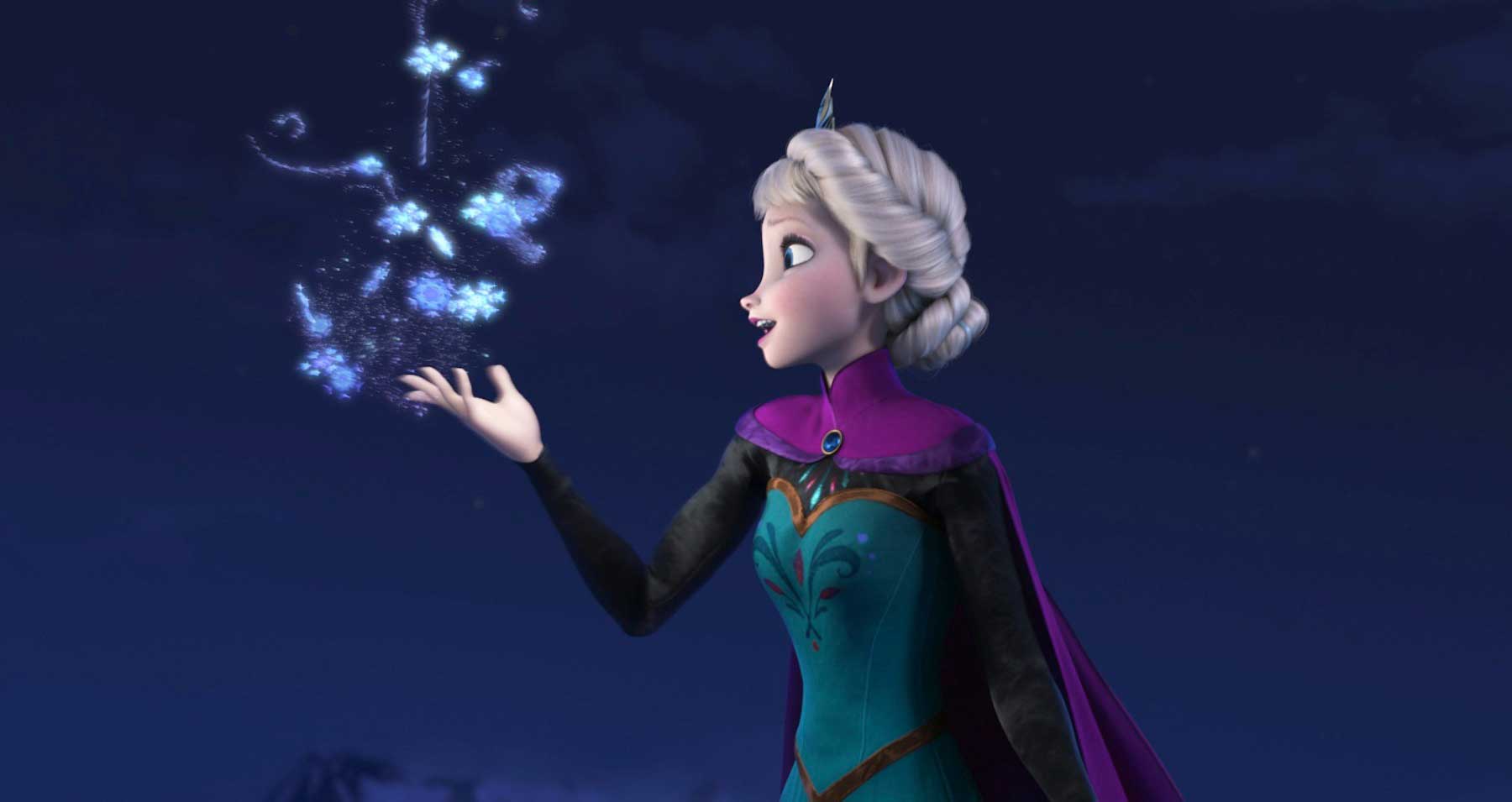 Elsa the Snow Queen in  Frozen.