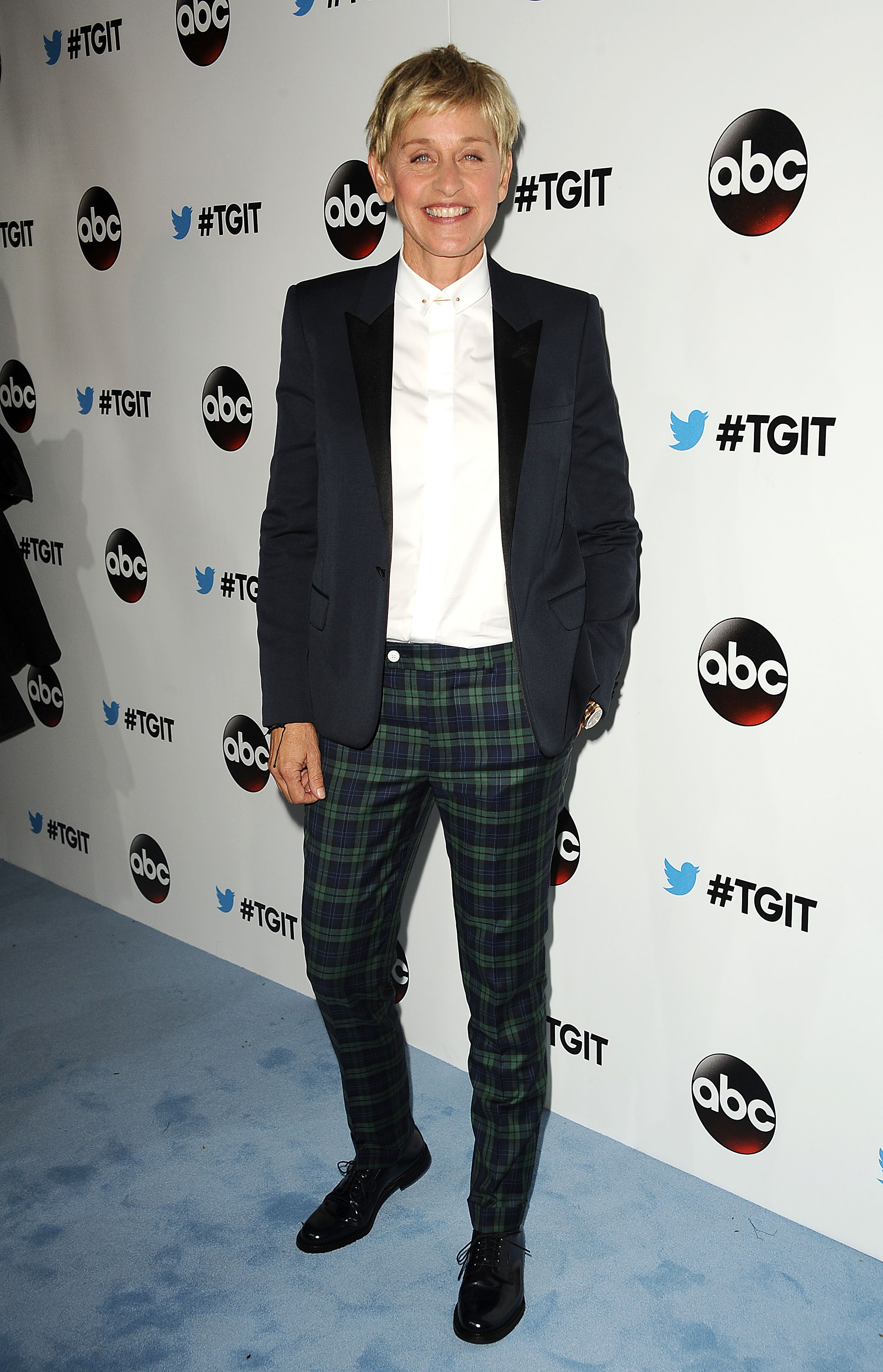 Ellen DeGeneres attends the #TGIT premiere event hosted by Twitter at Palihouse Holloway on September 20, 2014 in West Hollywood, California. (Jason LaVeris&mdash;FilmMagic)