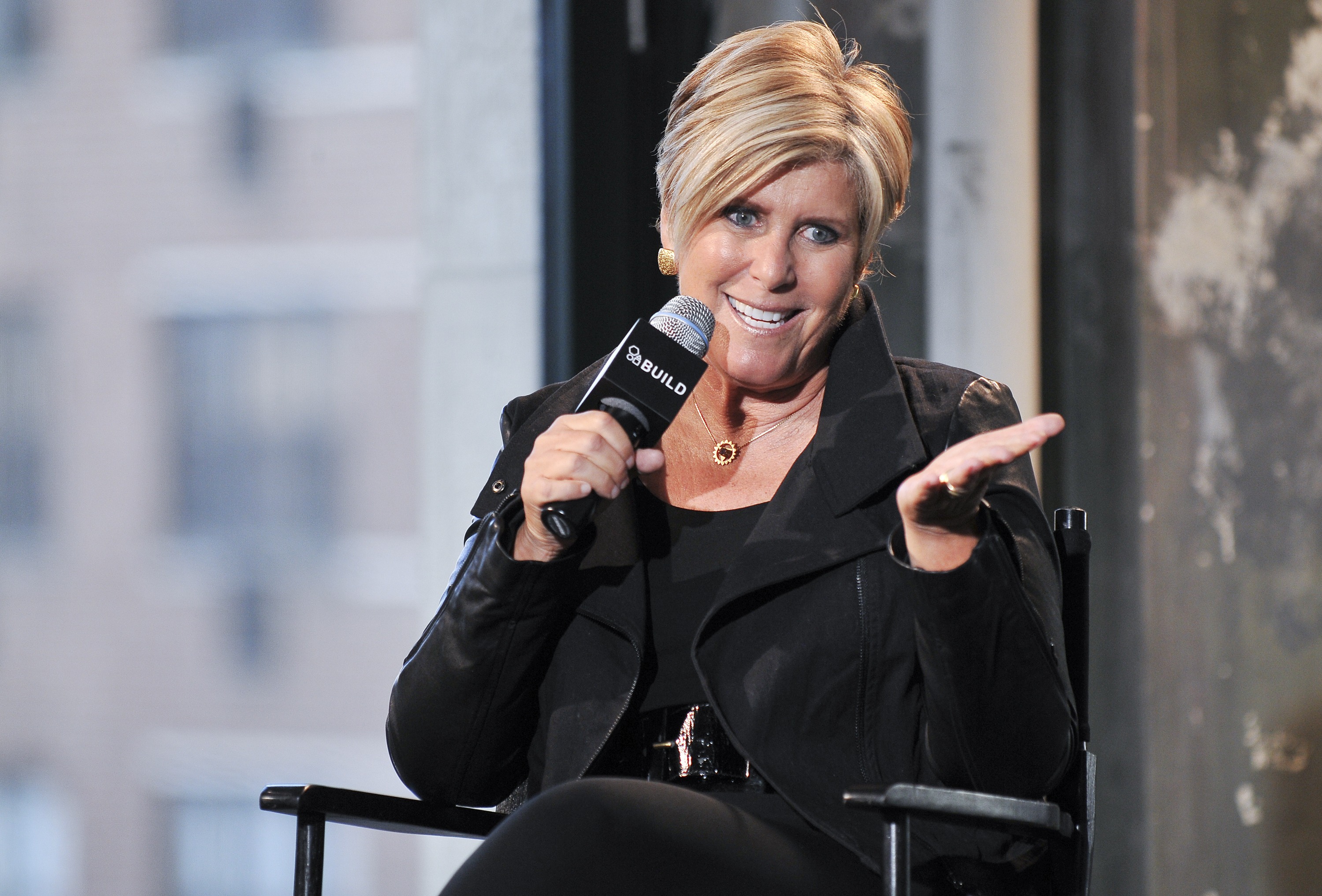Suze Orman speaks during AOL's BUILD Speaker Series (Jenny Anderson&amp;mdash;WireImage)