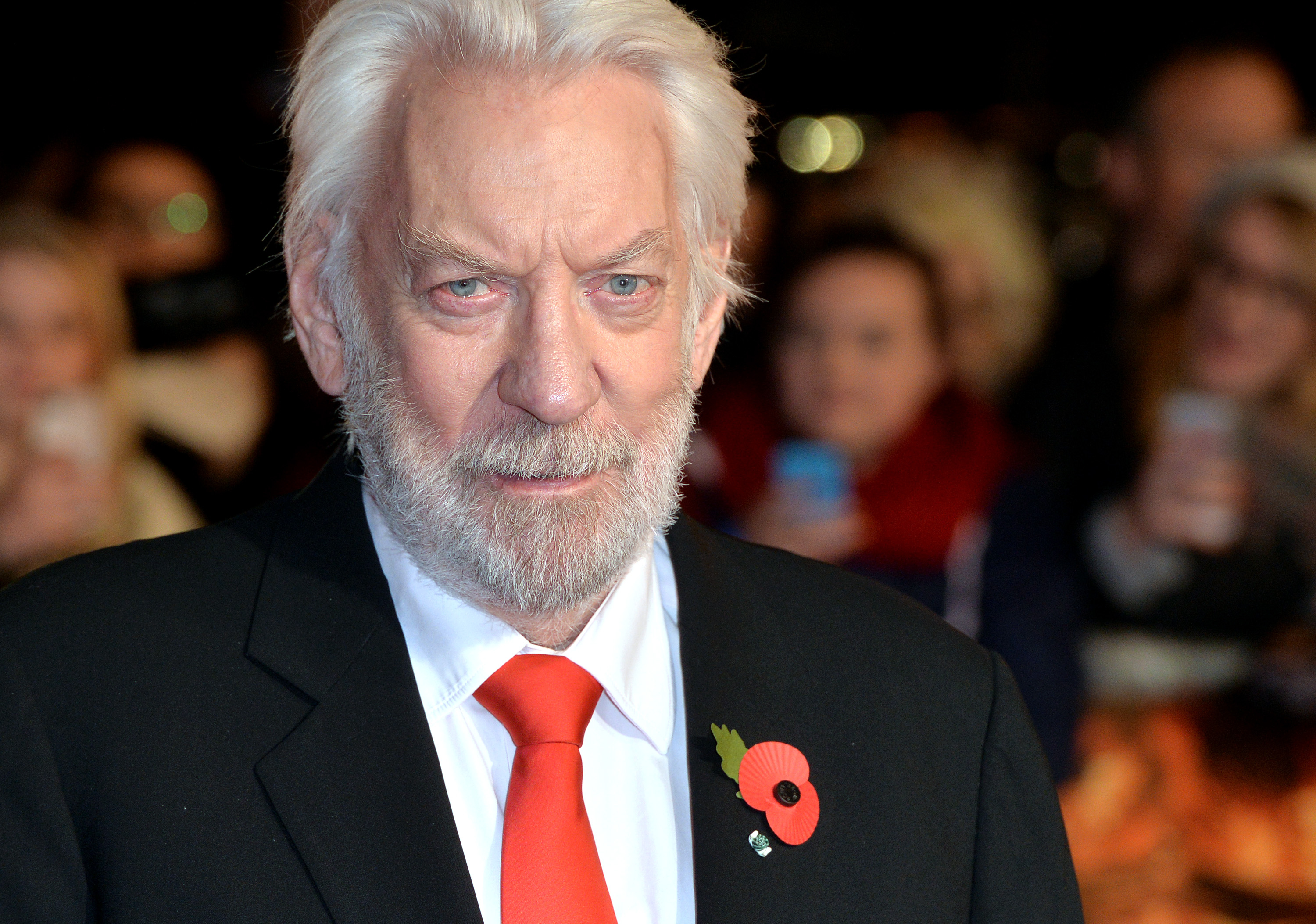 Donald Sutherland attends the world Ppremiere of "The Hunger Games: Mockingjay Part 1" at Odeon Leicester Square on November 10, 2014 in London, England. (Anthony Harvey&mdash;Getty Images)