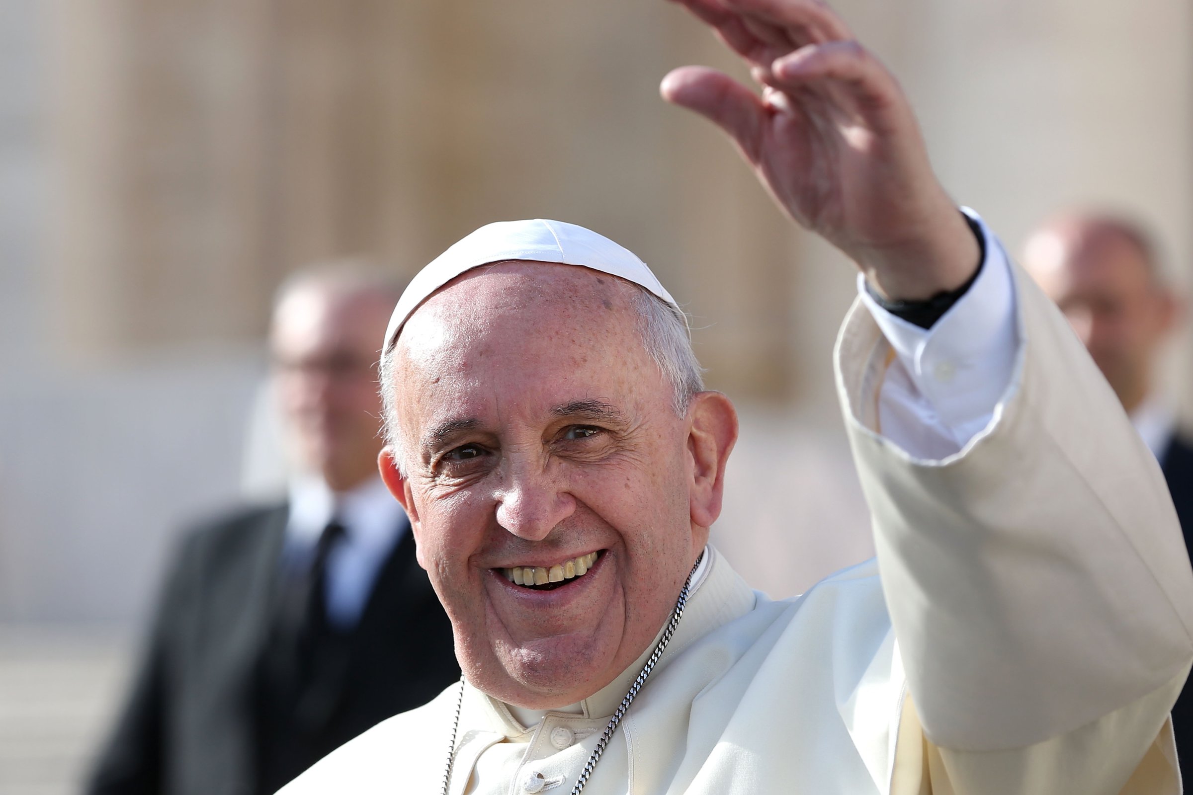 Pope Francis Attends His Weekly Audience In St Peter's Square