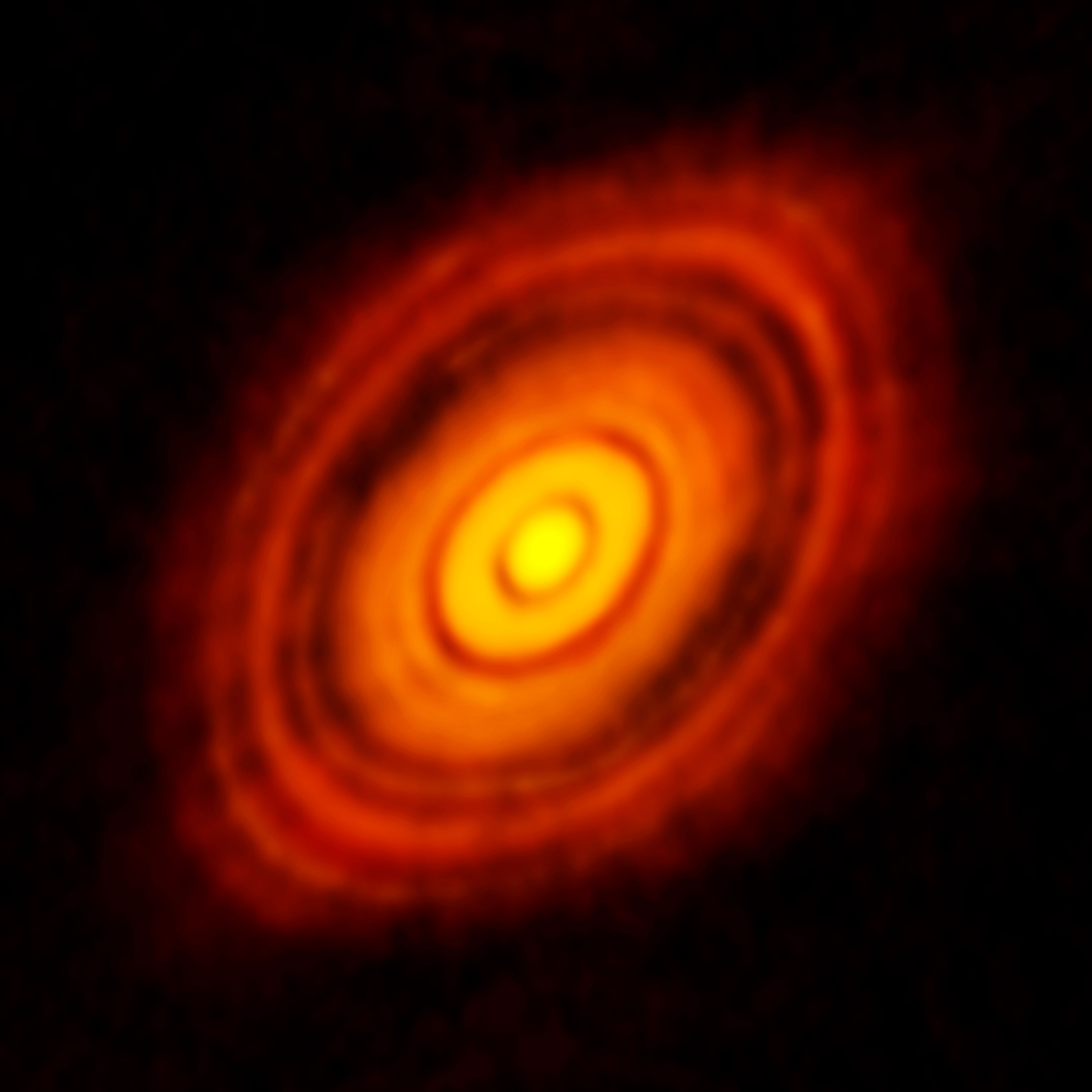 This is the sharpest image ever taken by ALMA (ALMA (ESO/NAOJ/NRAO))