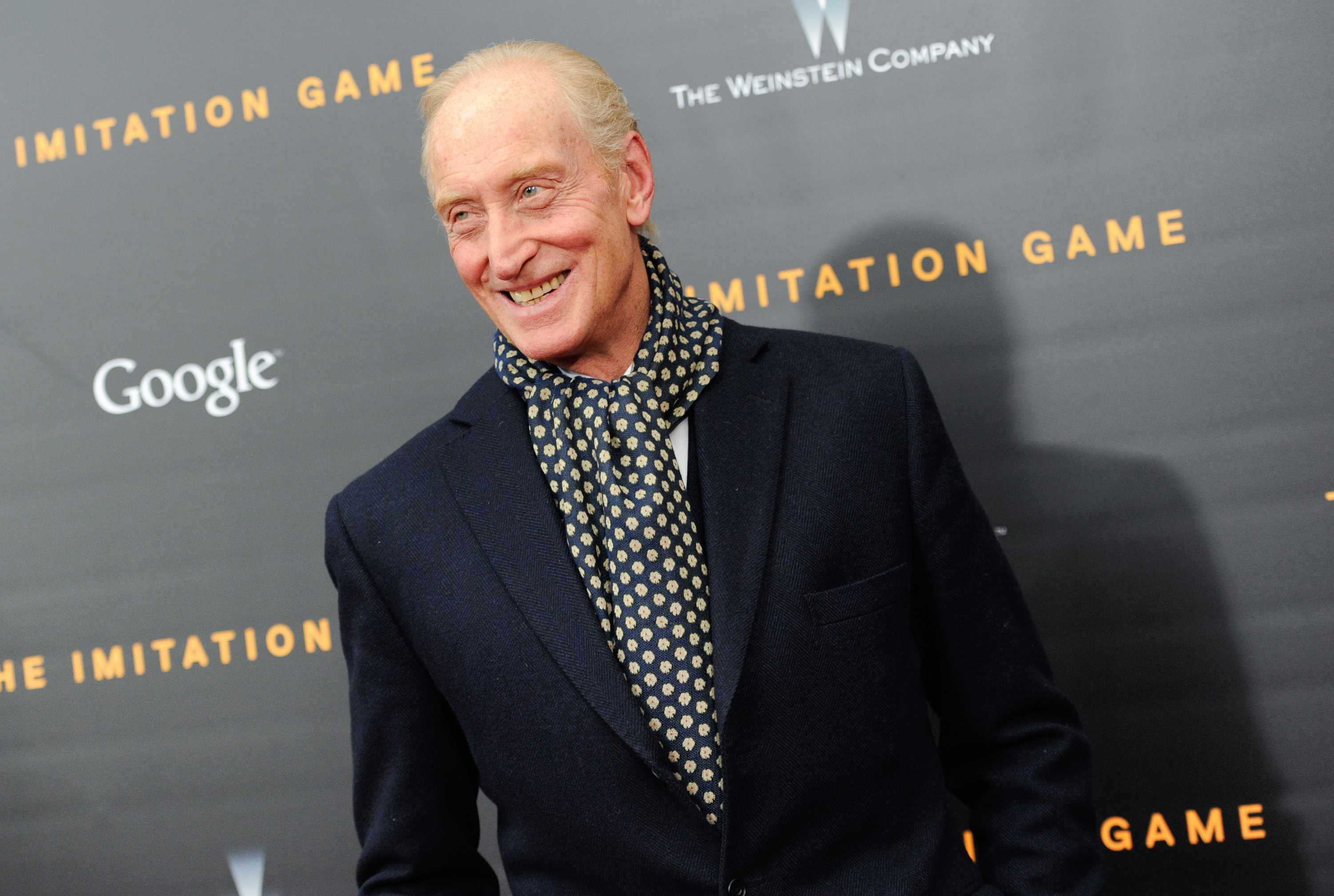 Actor Charles Dance attends the premiere of "The Imitation Game" at Ziegfeld Theatre on Monday, Nov. 17, 2014, in New York. (Photo by Evan Agostini/Invision/AP) (Evan Agostini&mdash;Evan Agostini/Invision/AP)