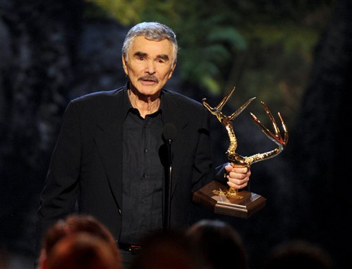 Burt Reynolds accepts the alpha male award at Spike TV's Guys Choice Awards at Sony Pictures Studios on Saturday, June 8, 2013, in Culver City, Calif. (Frank Micelotta — Invision / AP)