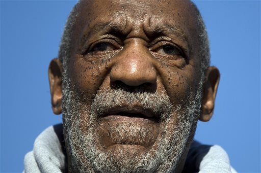 This Nov. 11, 2014, file photo shows entertainer and Navy veteran Bill Cosby speaking during a Veterans Day ceremony, at the The All Wars Memorial to Colored Soldiers and Sailors in Philadelphia. (Matt Rourke — AP)