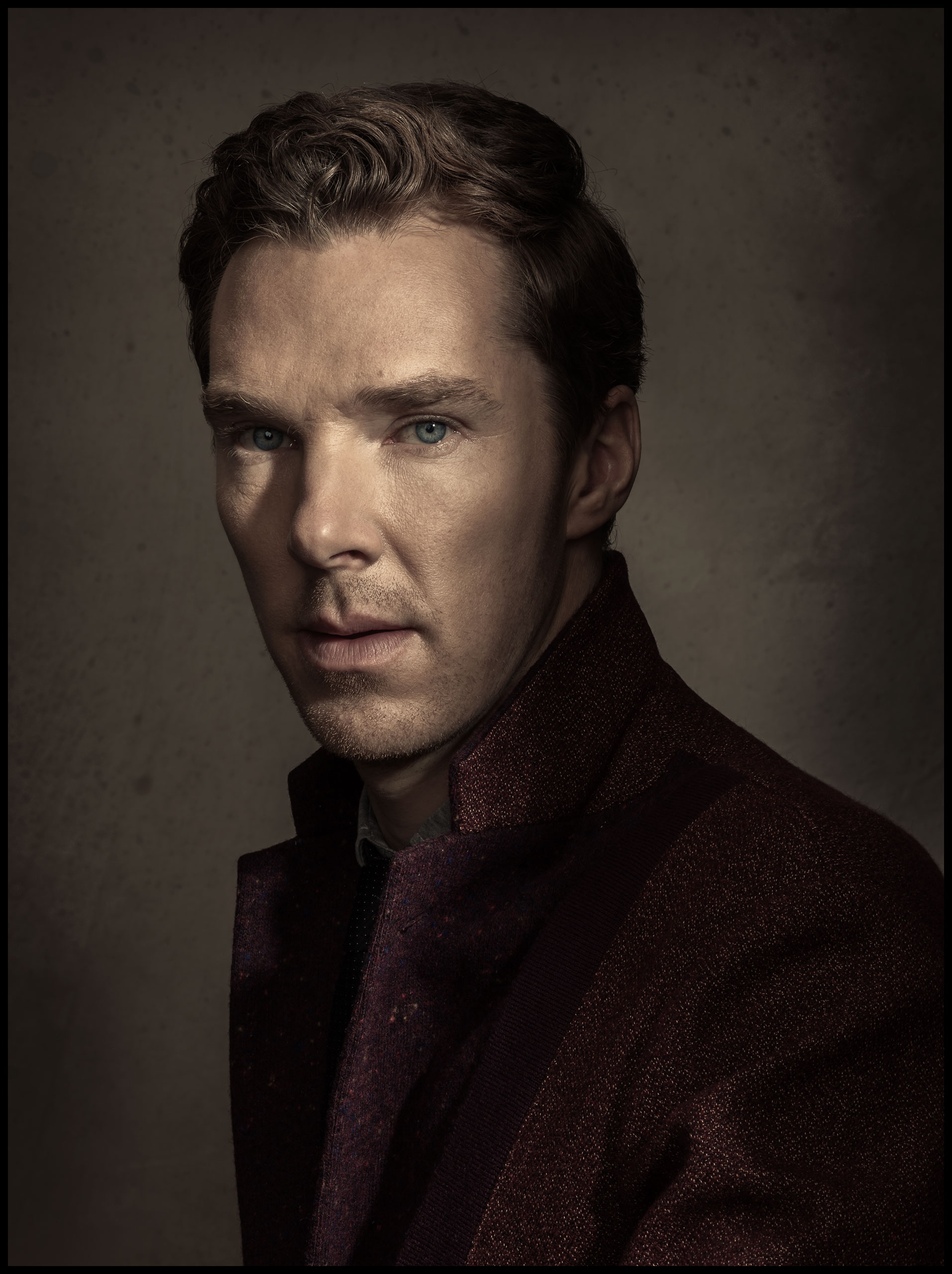 Portrait of actor Benedict Cumberbatch photographed in California on November 9, 2014.