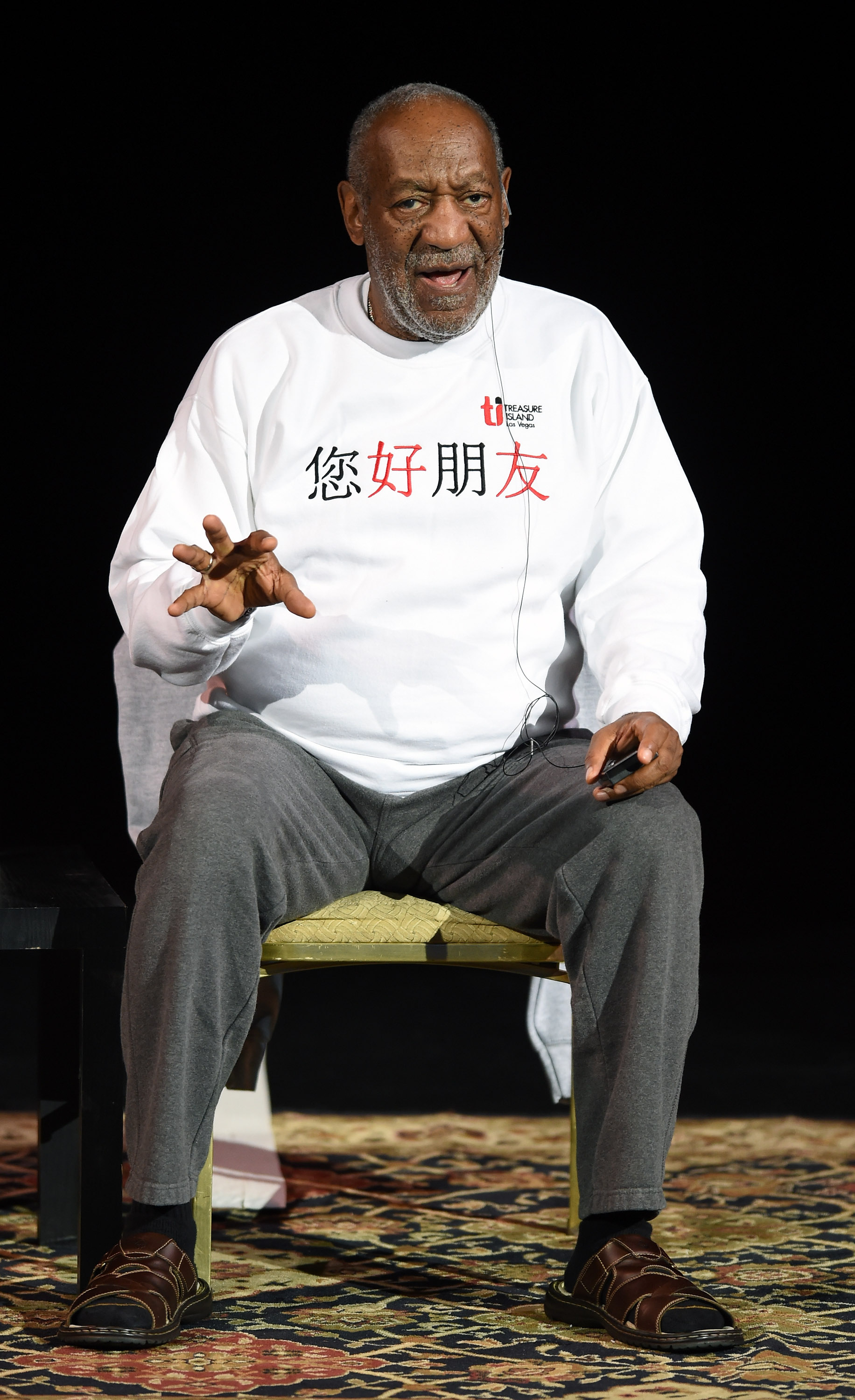 Comedian/actor Bill Cosby performs at the Treasure Island Hotel &amp; Casino on September 26, 2014 in Las Vegas, Nevada. (Ethan Miller&mdash;Getty Images)