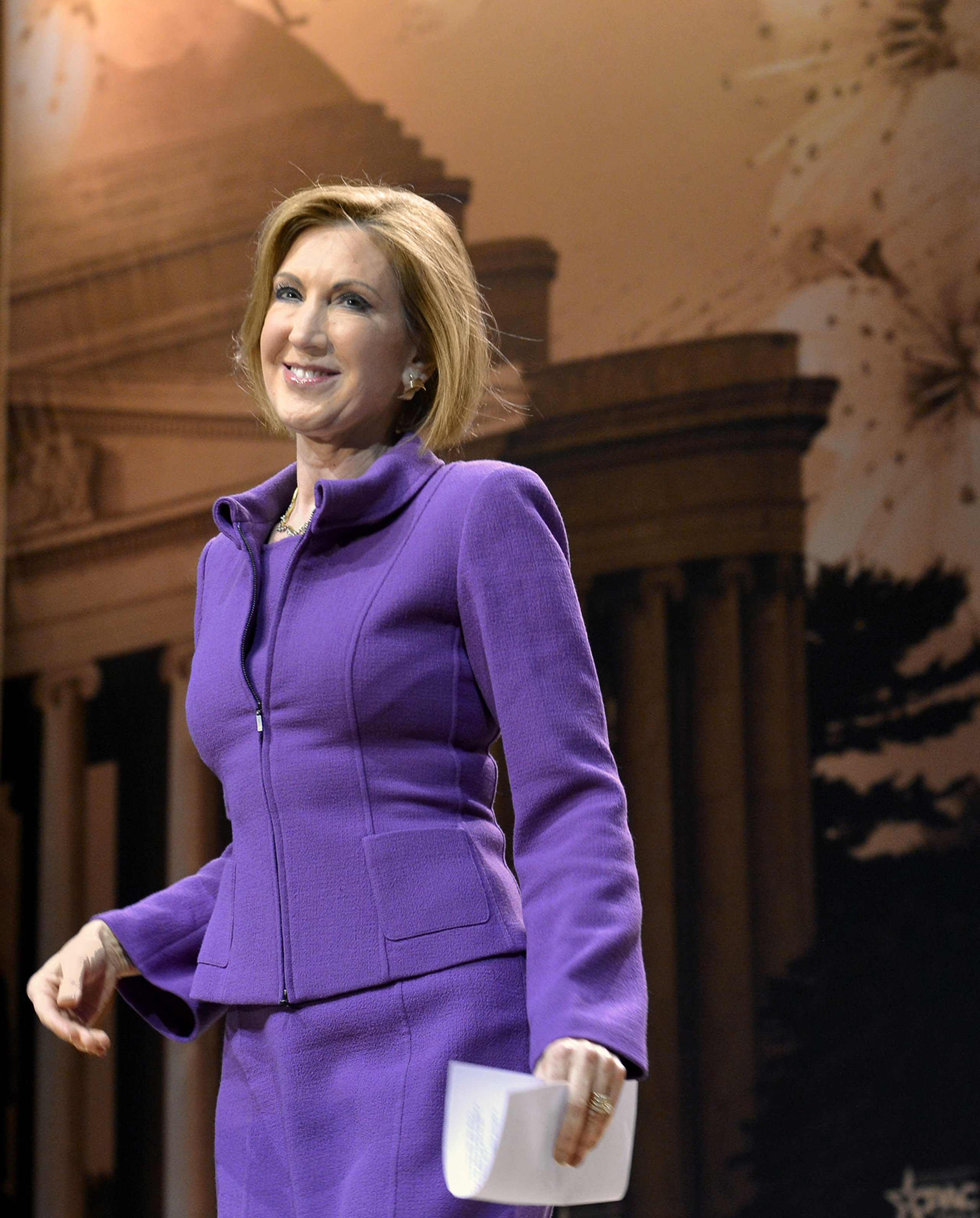 Carly Fiorina attends Conservative Political Action Conference in Oxon Hill