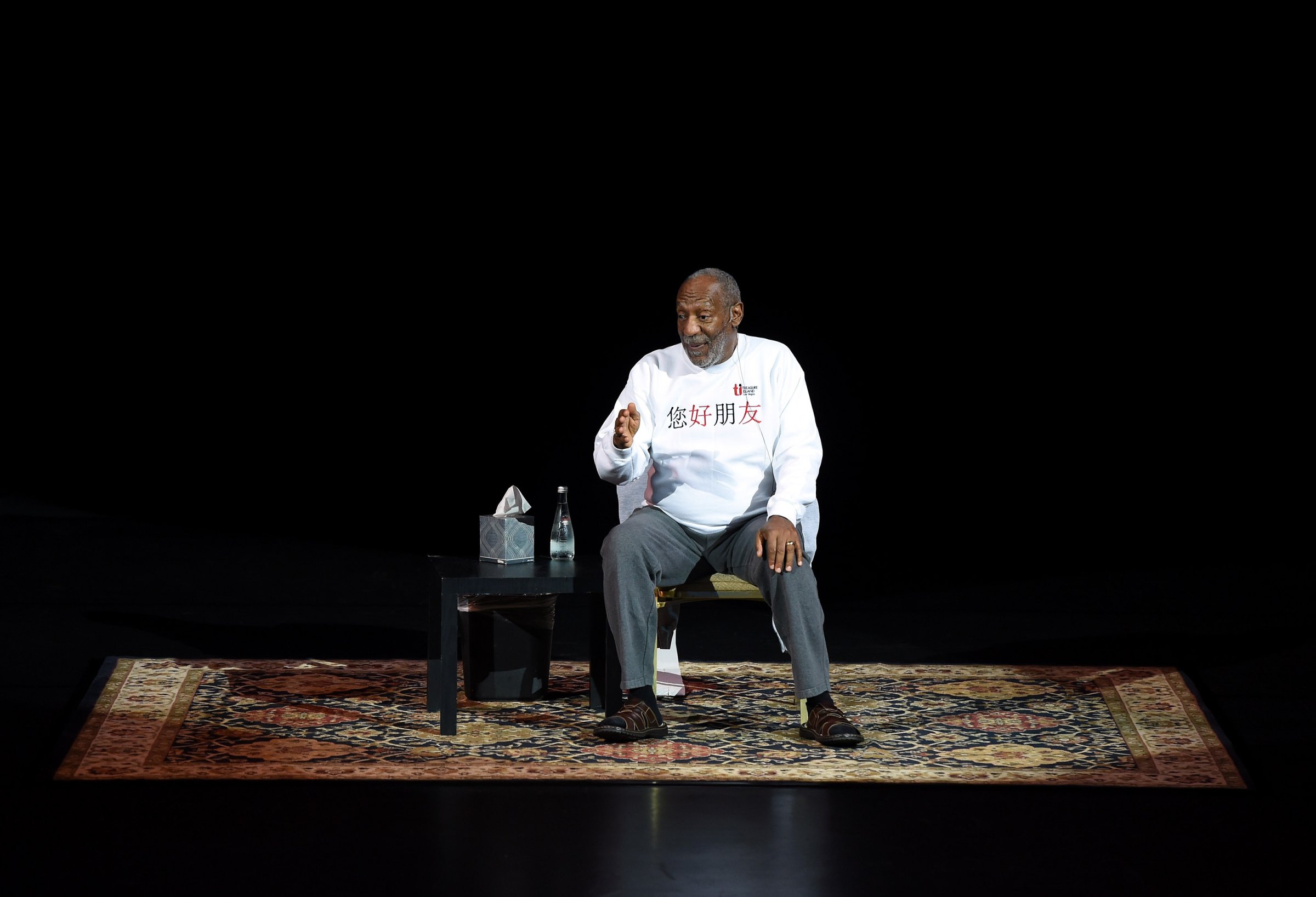 Comedian/actor Bill Cosby performs at the Treasure Island Hotel & Casino on Sept. 26, 2014 in Las Vegas, Nevada.