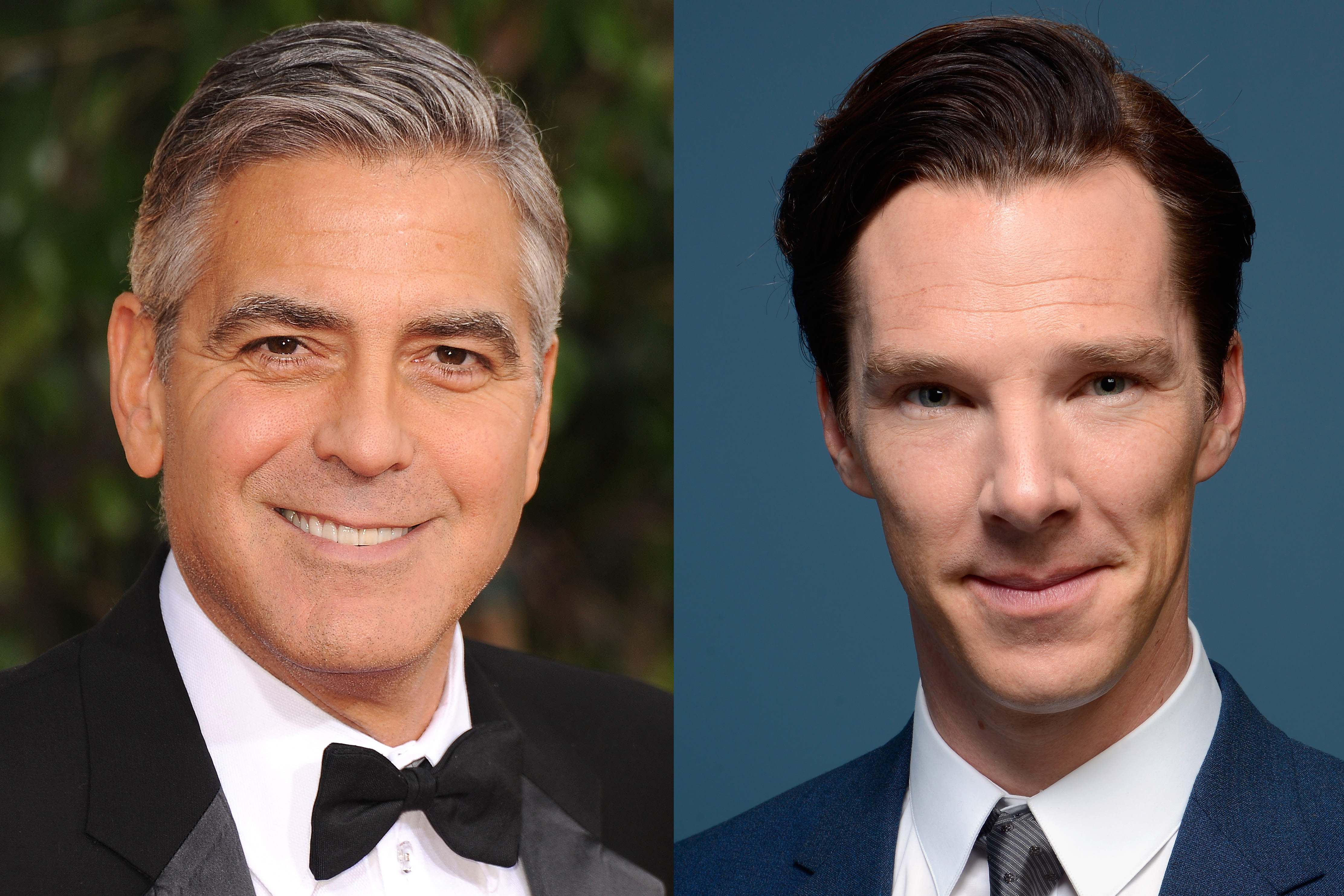 From Left: George Clooney and George Clooney and