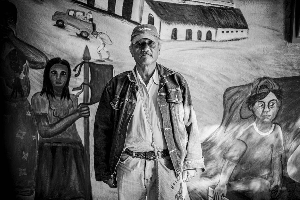 The father Father of one of the studentsdisappeared during the night of September26th in Iguala, photographed November 1, 2014 photographed at the Raul Isidro Burgos de Ayotzinapa TeachersCollege Sebastian Liste—NOOR FOR TIME *wanted to remain anonymous but sebastian can see if he would now agree to have his name in the caption