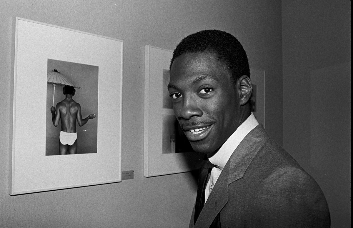 Eddie Murphy in1982 Richard Avedon has photographed Eddie for the cover of Rolling Stone; in its September issue, Playgirl will proclaim him one of the ten sexiest men in America; he has thunderstormed his family and friends with costly gifts.  - TIME, July 11, 1983