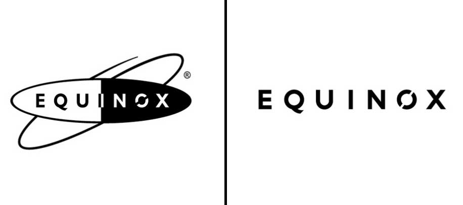 Left: Previous Equinox logo; Right: Updated logo as of June, 2014.